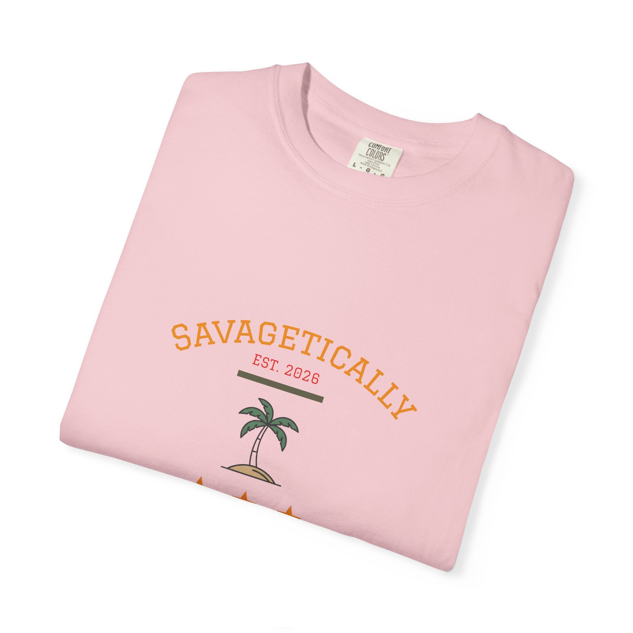 Savagetically Star Graphic T‑Shirt — Minimal Vintage Logo Tee