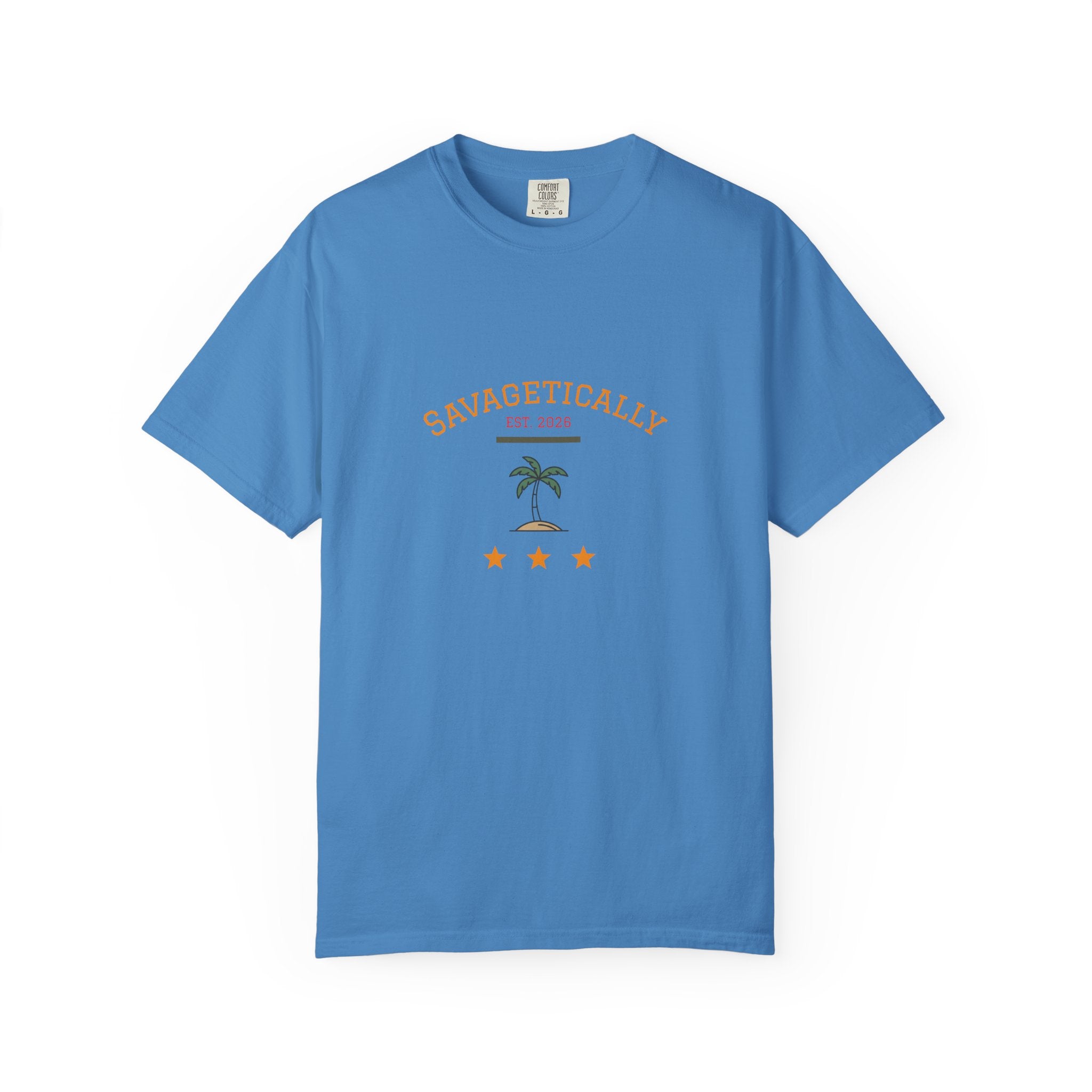Savagetically Star Graphic T‑Shirt — Minimal Vintage Logo Tee