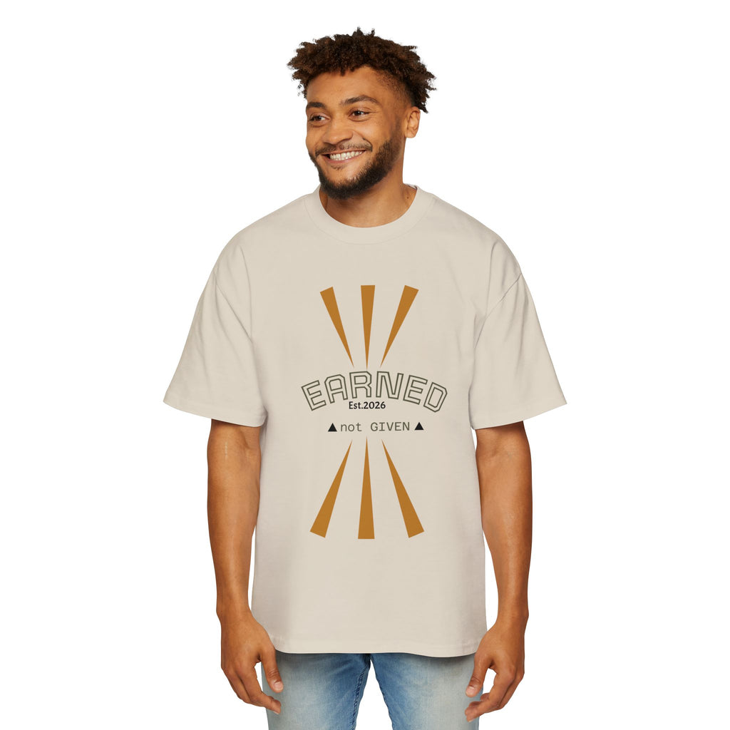 Earned Not Given Tee — Men’s Oversized Graphic Shirt