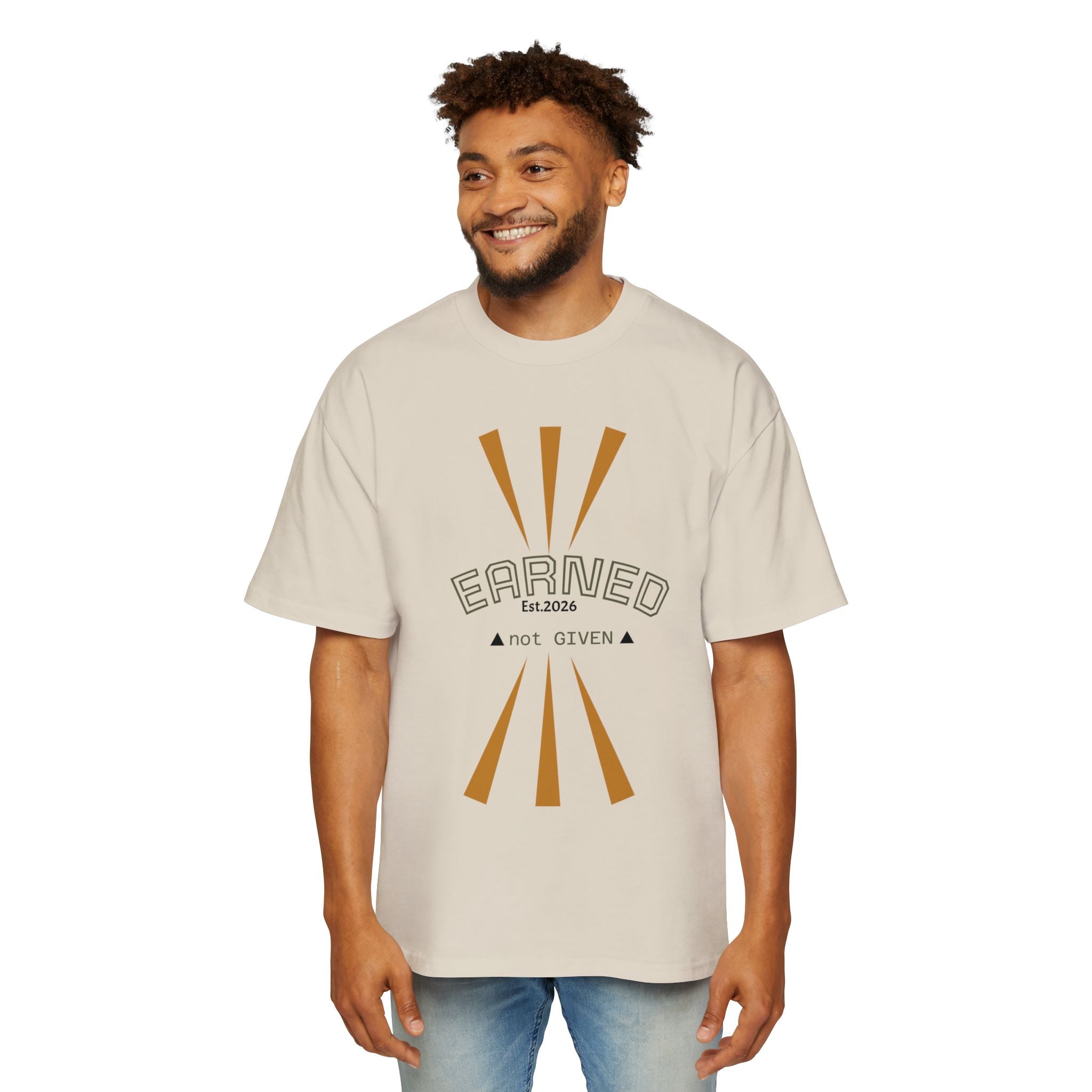 Earned Not Given Tee — Men’s Oversized Graphic Shirt