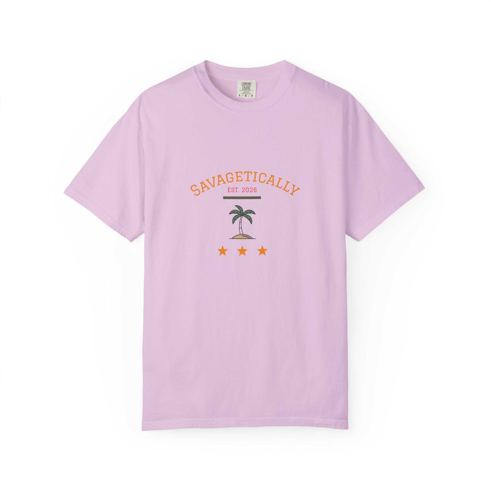 Savagetically Star Graphic T‑Shirt — Minimal Vintage Logo Tee