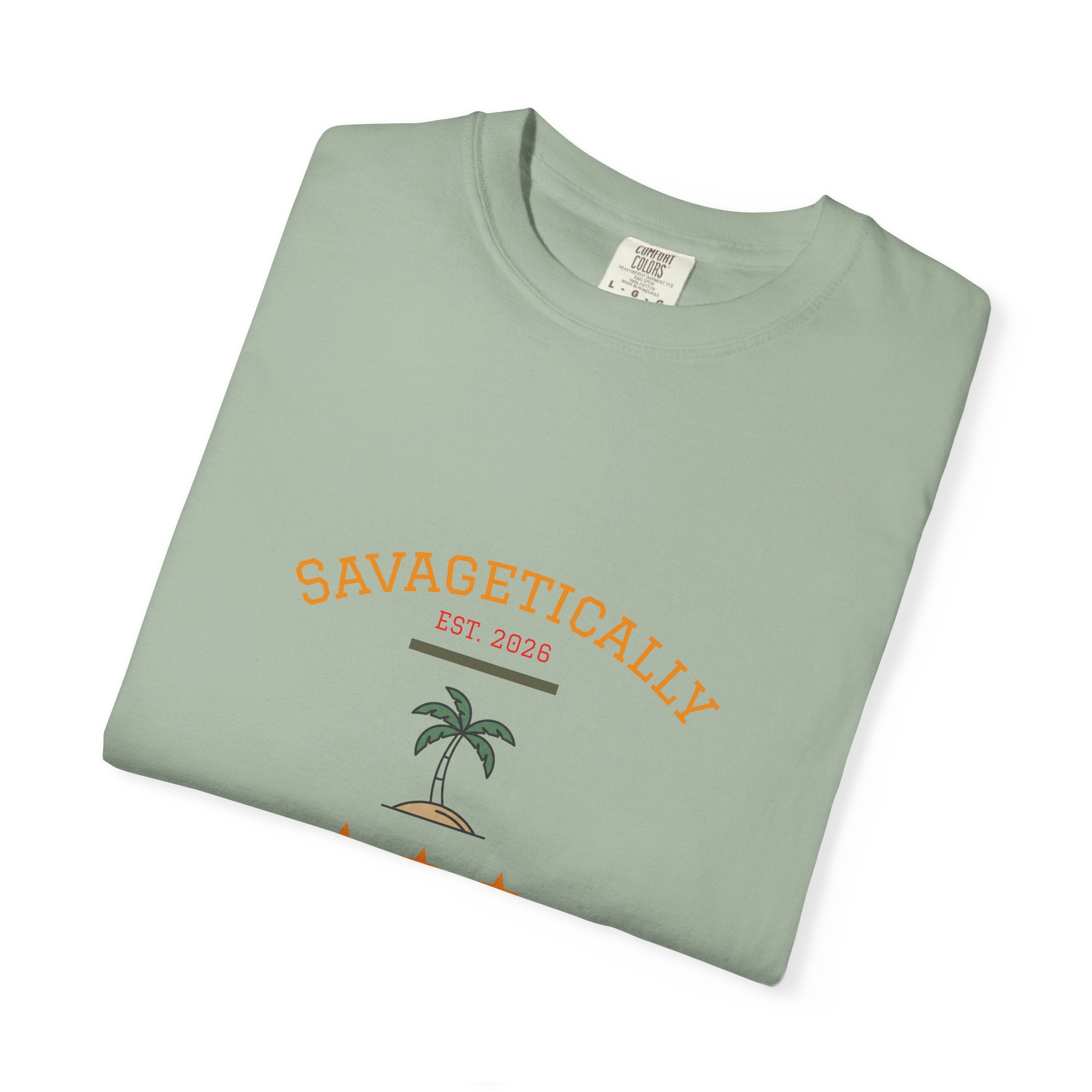 Savagetically Star Graphic T‑Shirt — Minimal Vintage Logo Tee