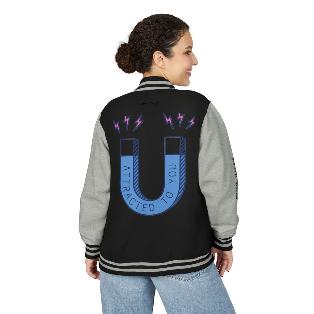 Attracted to You — Mystic Wear Varsity Bomber Jacket