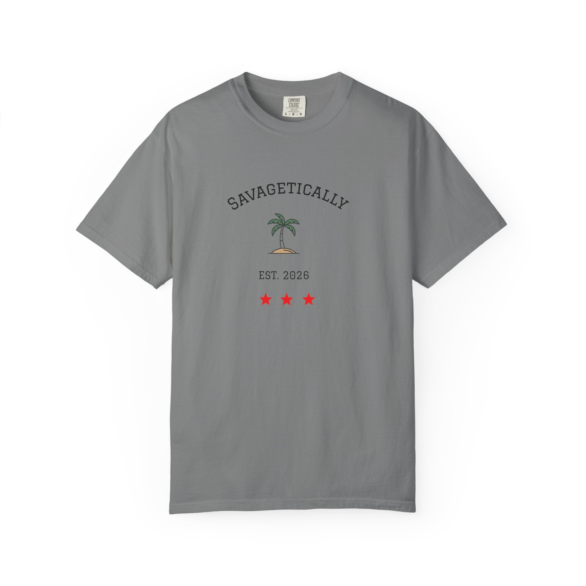 Savagetically Star Graphic T-Shirt | Minimal Vintage Logo Tee