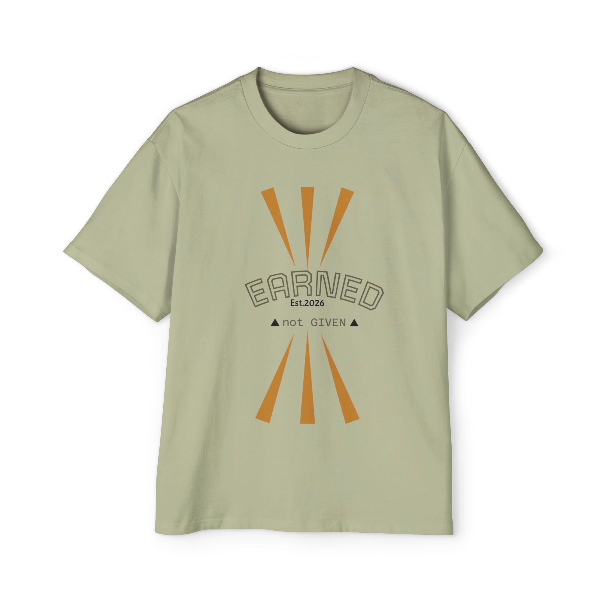 Earned Not Given Tee — Men’s Oversized Graphic Shirt
