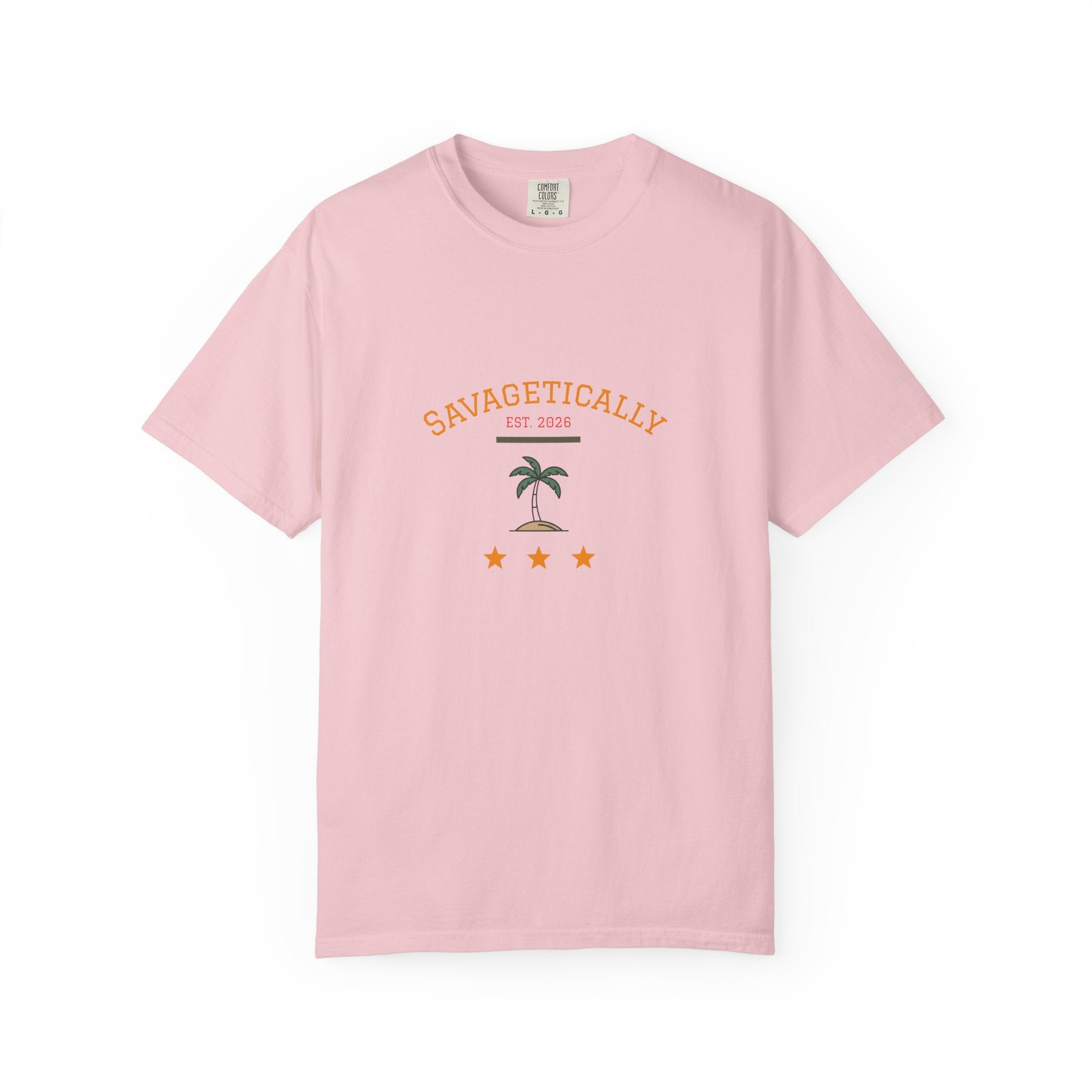 Savagetically Star Graphic T‑Shirt — Minimal Vintage Logo Tee
