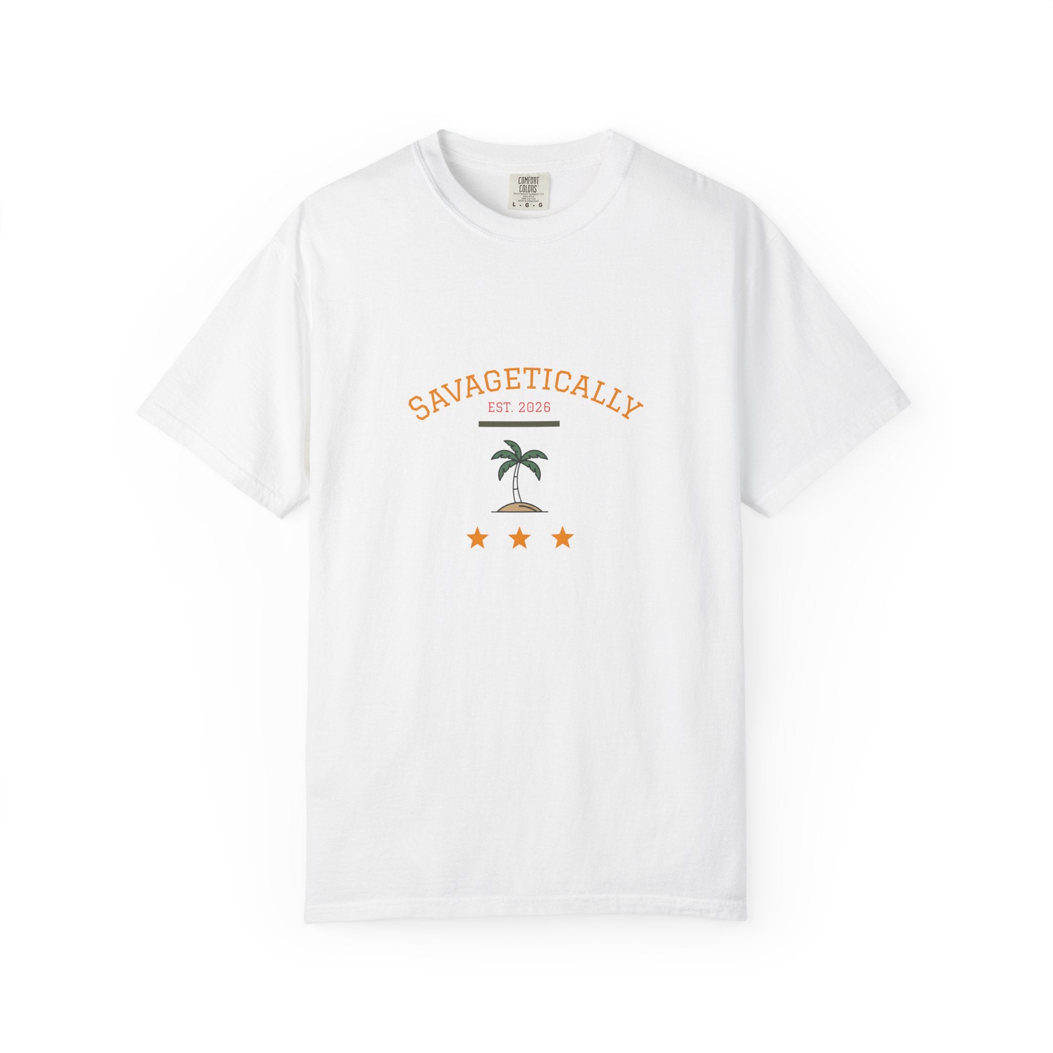 Savagetically Star Graphic T‑Shirt — Minimal Vintage Logo Tee