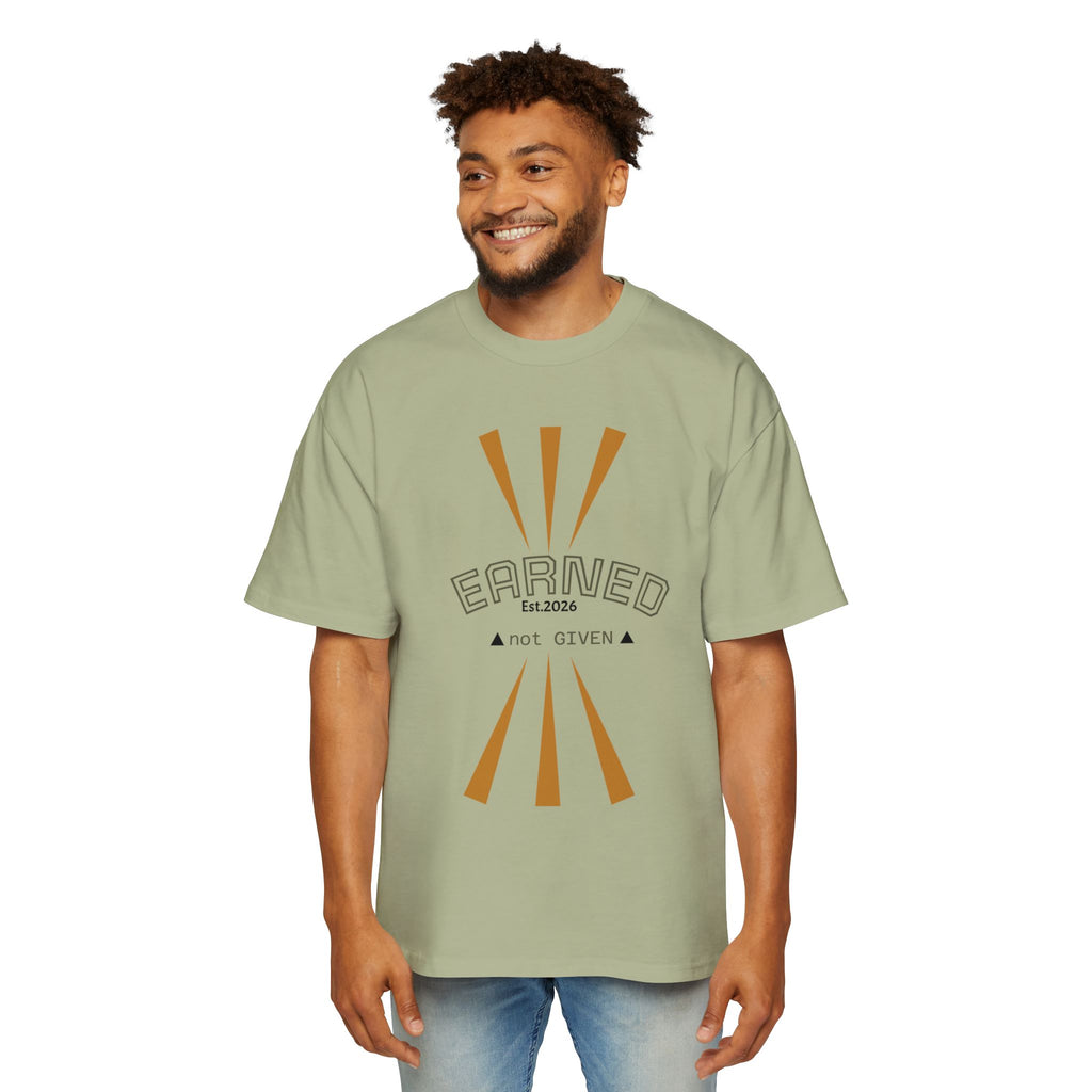 Earned Not Given Tee — Men’s Oversized Graphic Shirt
