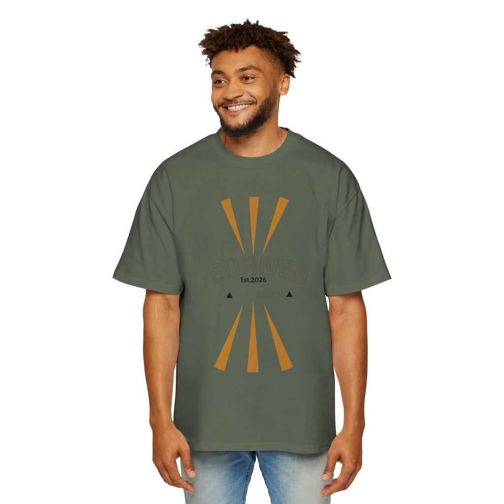 Earned Not Given Tee — Men’s Oversized Graphic Shirt