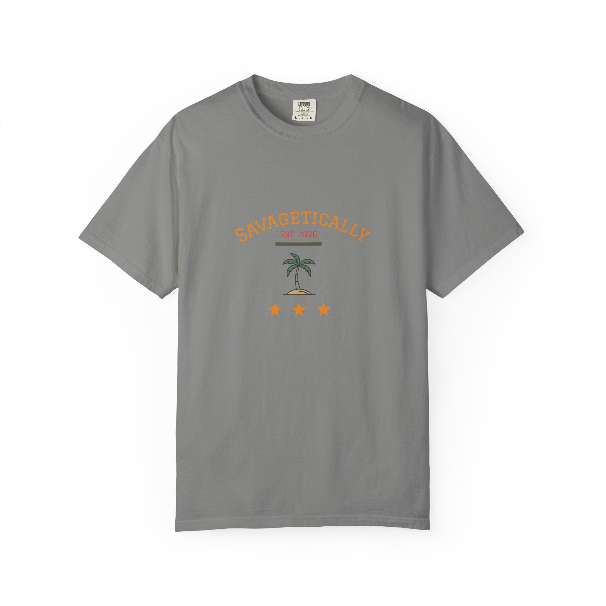 Savagetically Star Graphic T‑Shirt — Minimal Vintage Logo Tee