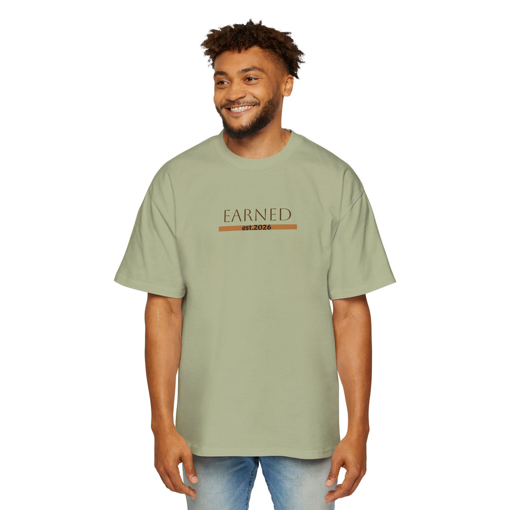Earned Not Given Graphic Tee | 'No Shortcuts' Chest Print