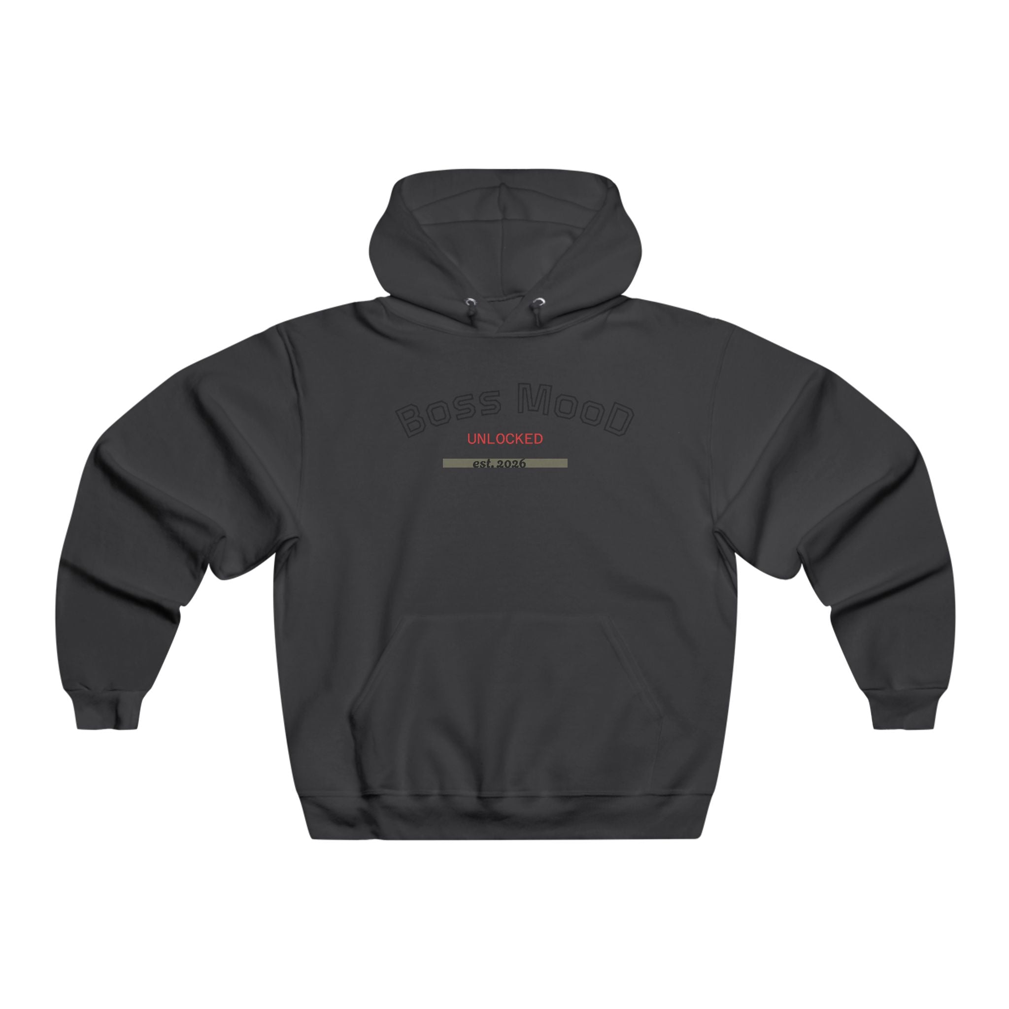 Boss Mood Unlocked Hoodie | Graphic Pullover for Confident Men