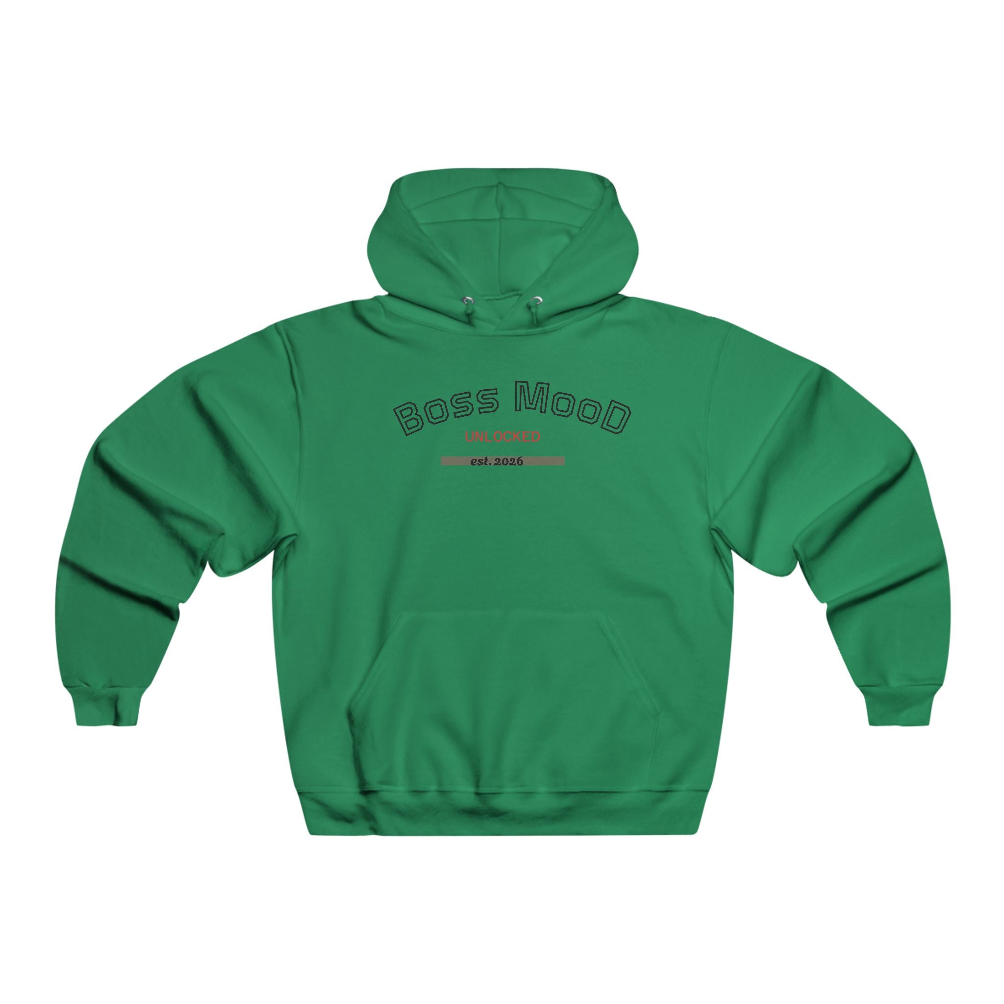 Boss Mood Unlocked Hoodie | Graphic Pullover for Confident Men