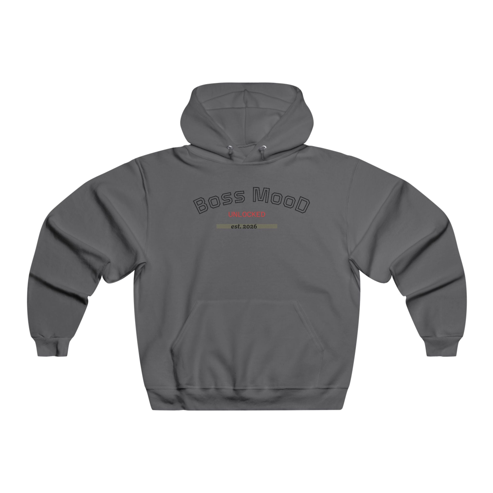 Boss Mood Unlocked Hoodie | Graphic Pullover for Confident Men