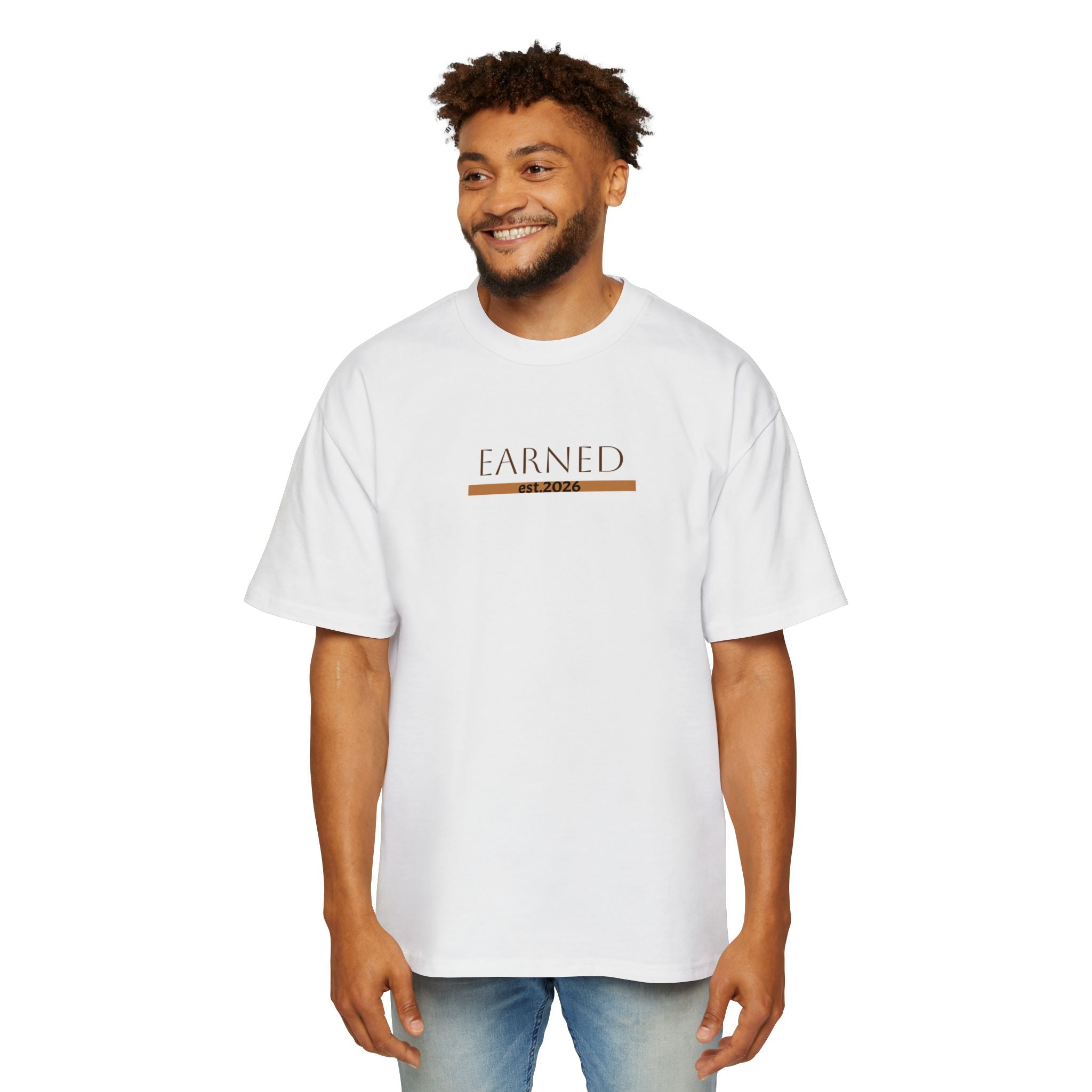 Earned Not Given Graphic Tee | 'No Shortcuts' Chest Print