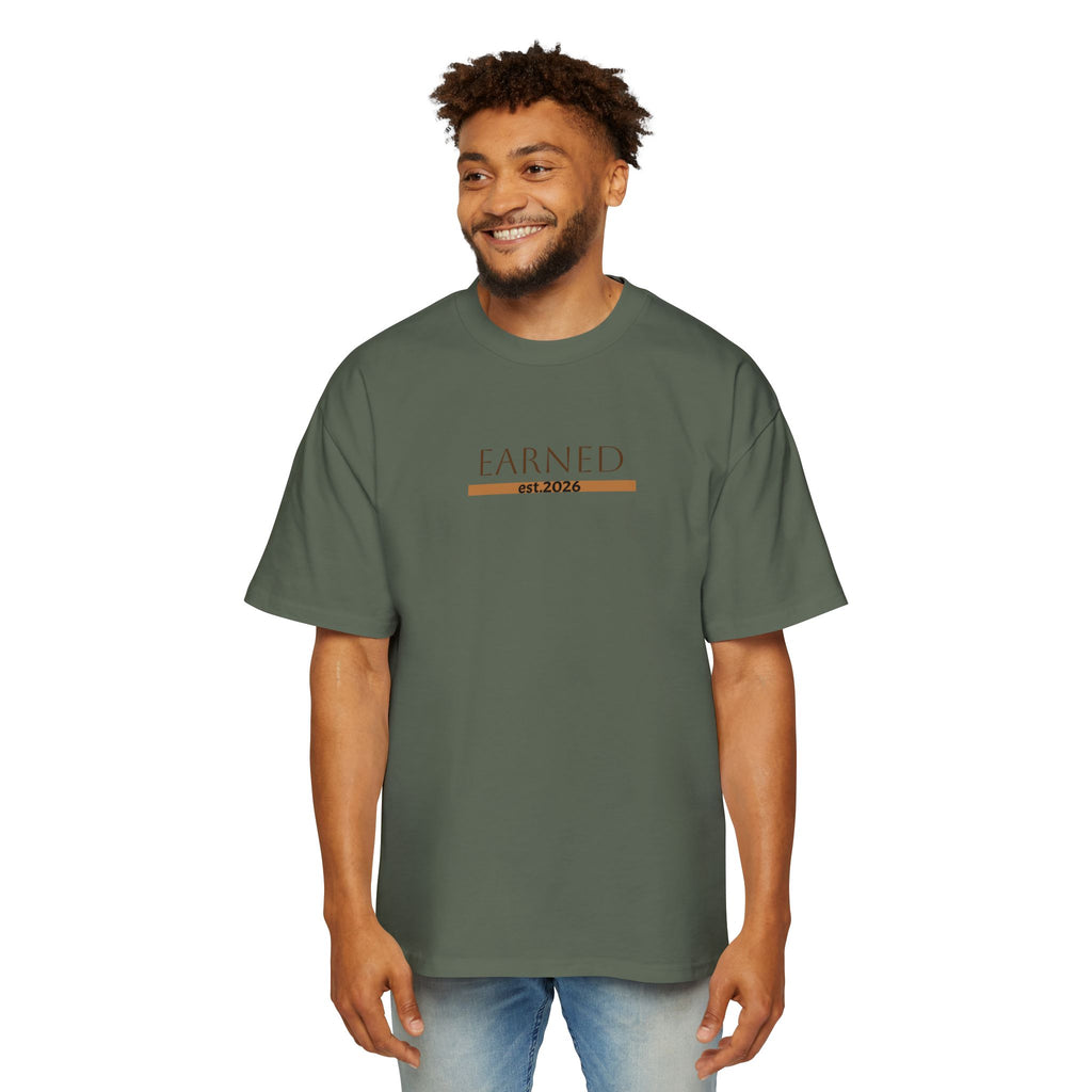 Earned Not Given Graphic Tee | 'No Shortcuts' Chest Print