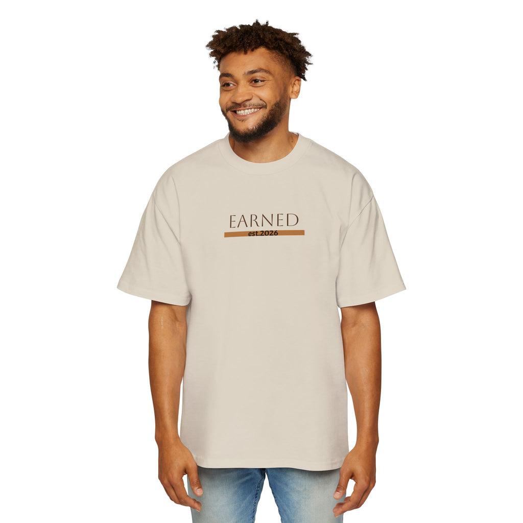 Earned Not Given Graphic Tee | 'No Shortcuts' Chest Print