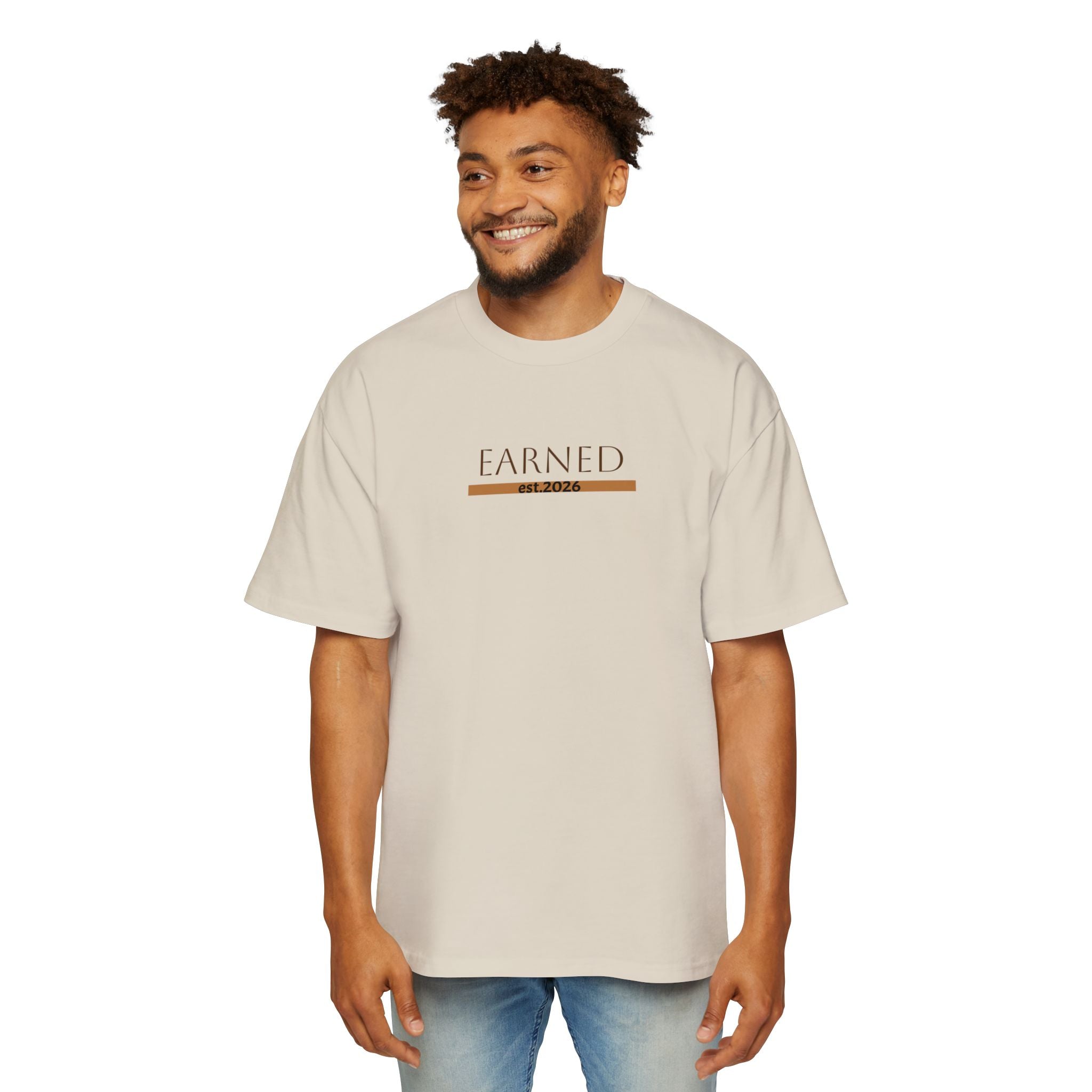 Earned Not Given Graphic Tee | 'No Shortcuts' Chest Print