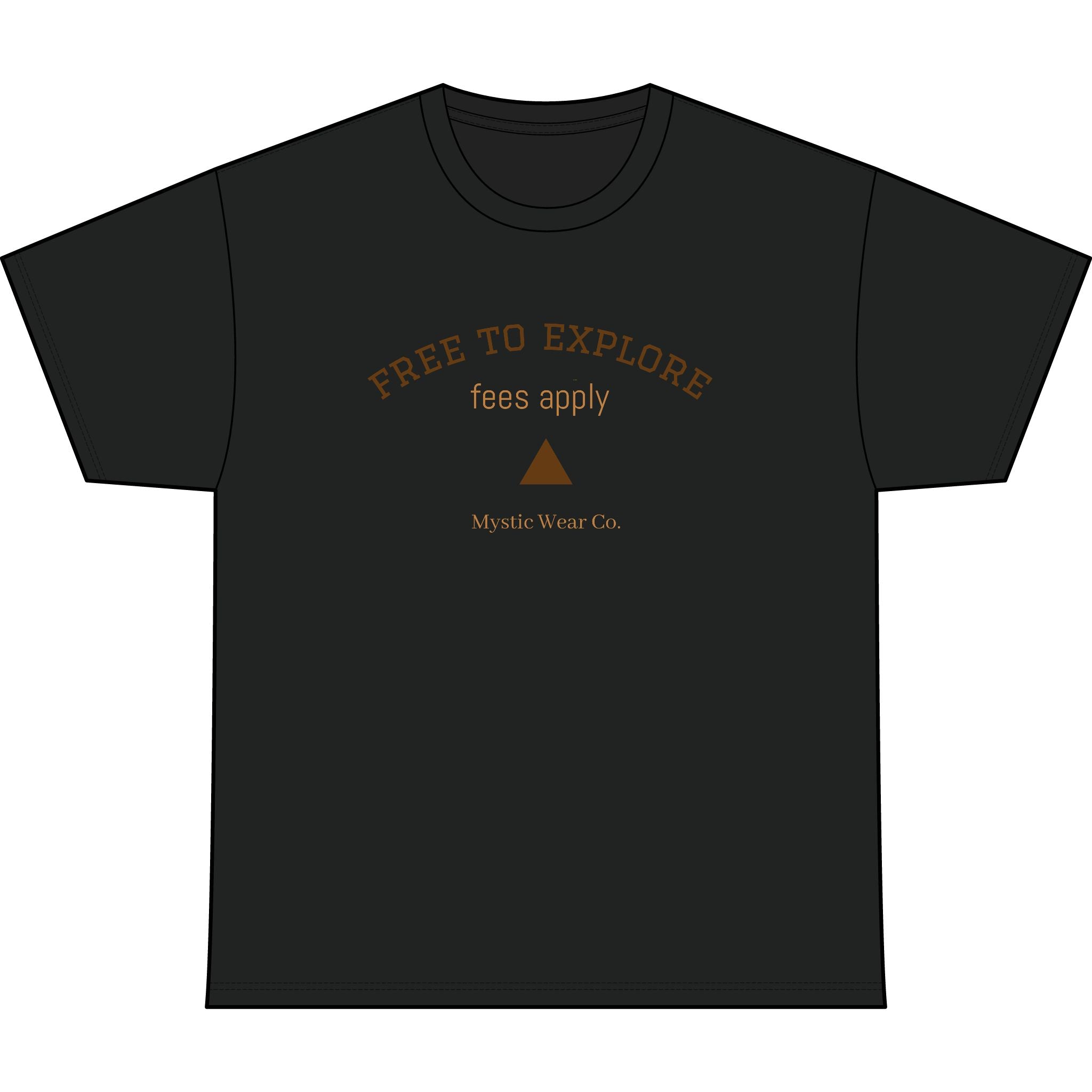 Free to Explore Tee — Adventure Graphic Heavyweight T‑Shirt