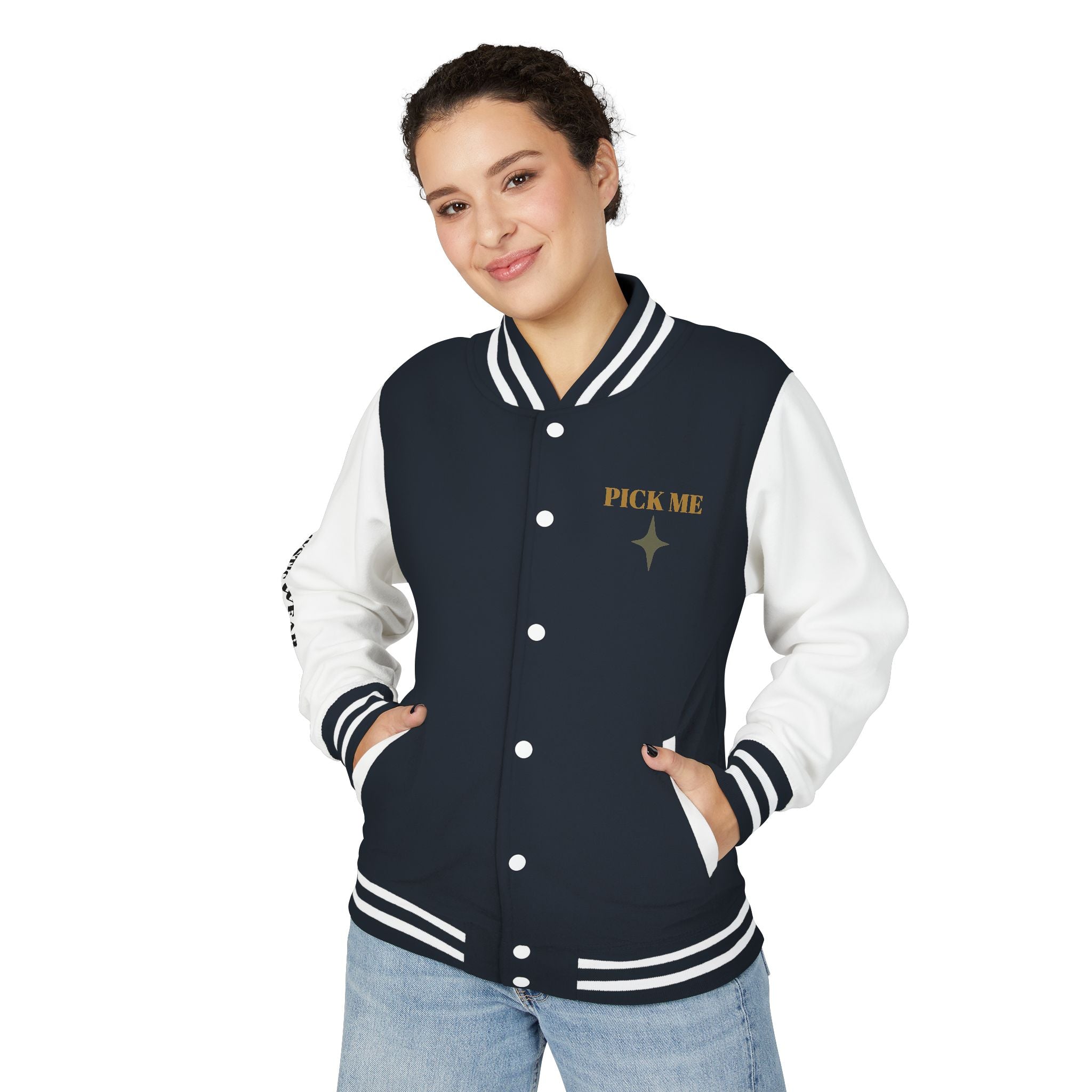 Attracted to You — Mystic Wear Varsity Bomber Jacket