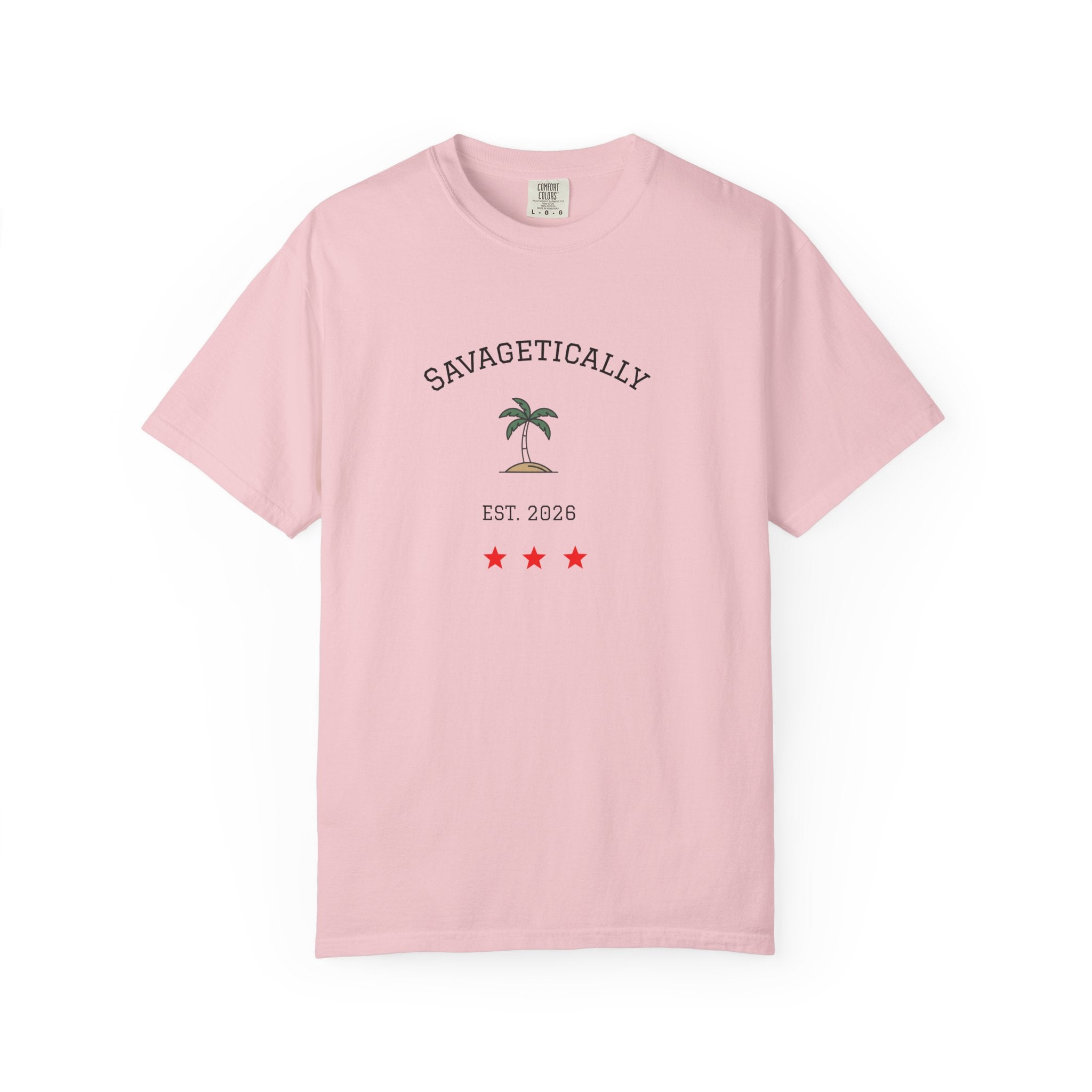 Savagetically Star Graphic T-Shirt | Minimal Vintage Logo Tee