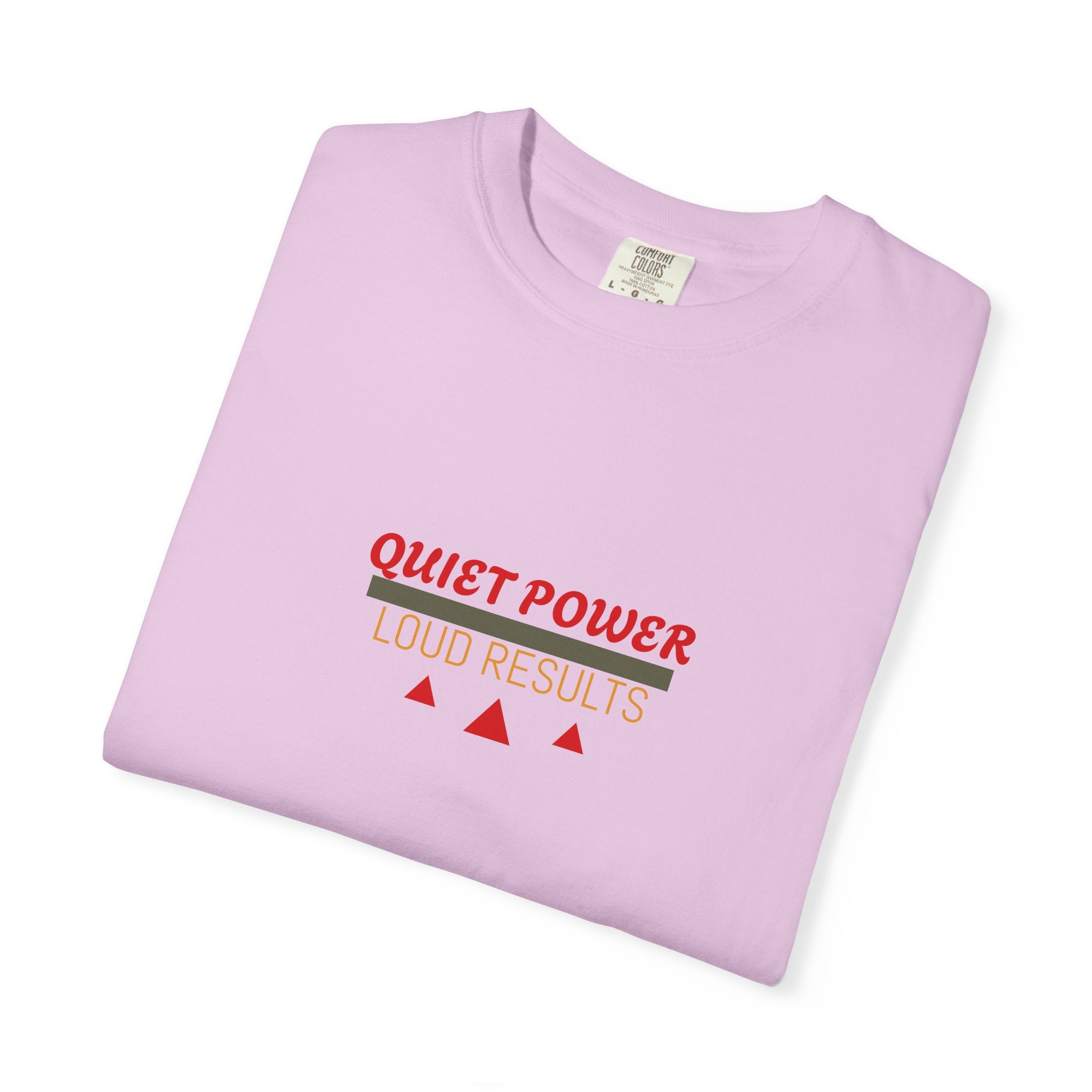 Quiet Power Tee — Heavyweight Garment-Dyed Graphic T-Shirt