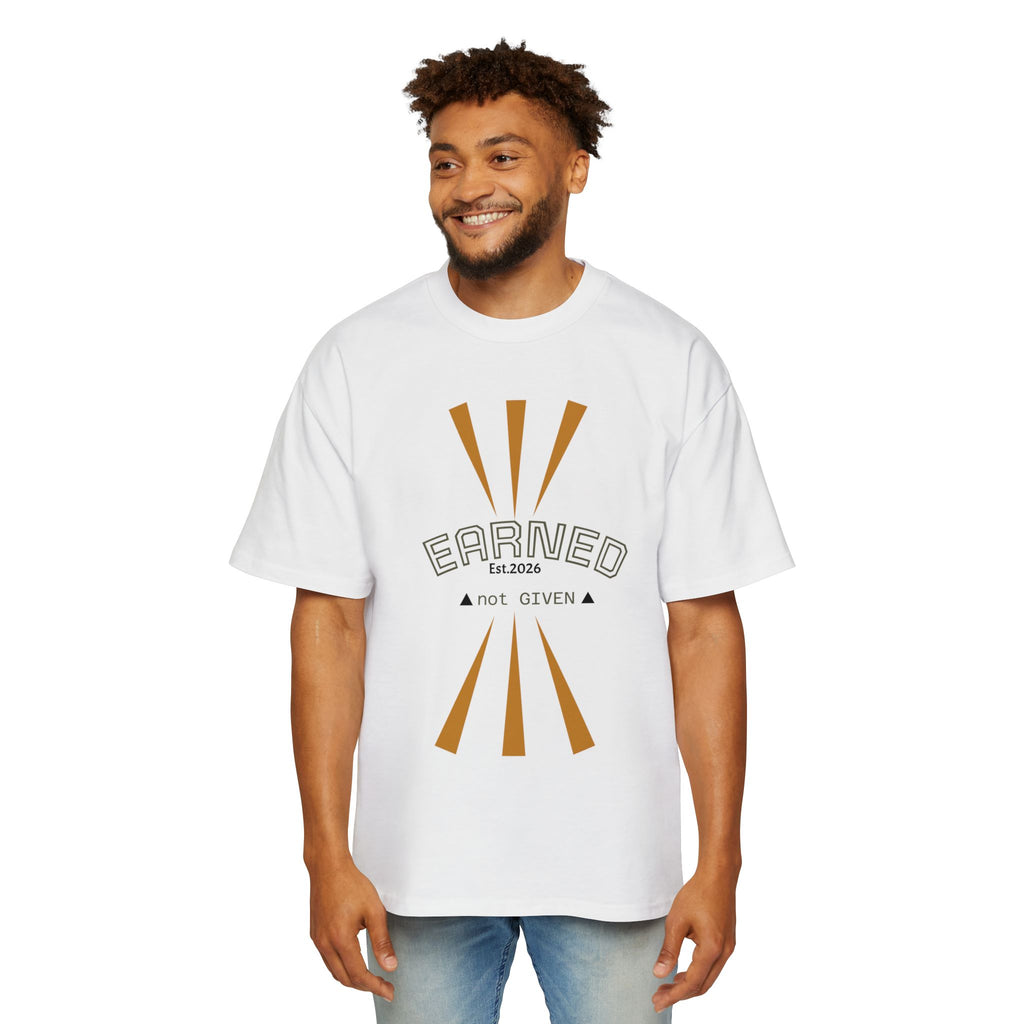 Earned Not Given Tee — Men’s Oversized Graphic Shirt