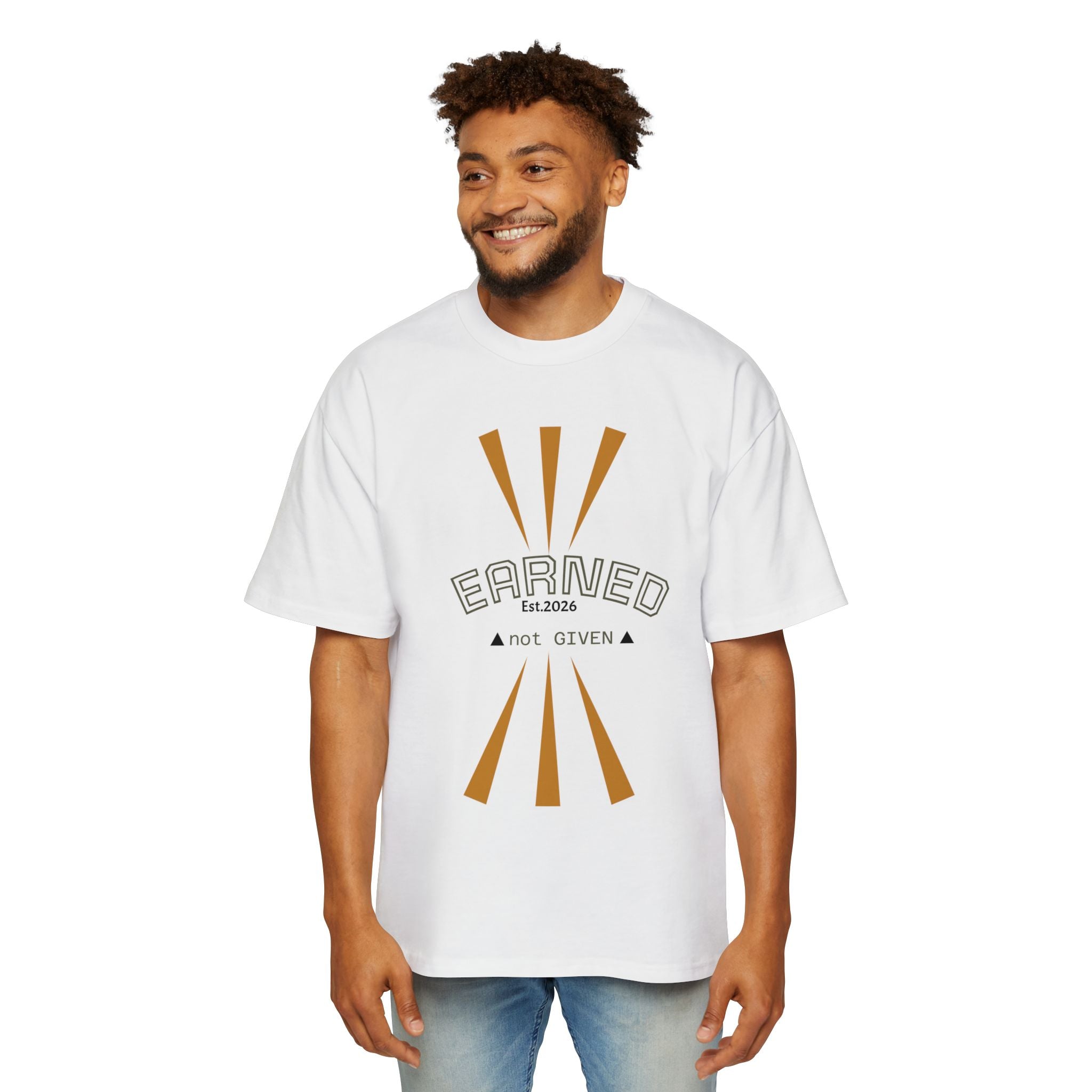 Earned Not Given Tee — Men’s Oversized Graphic Shirt