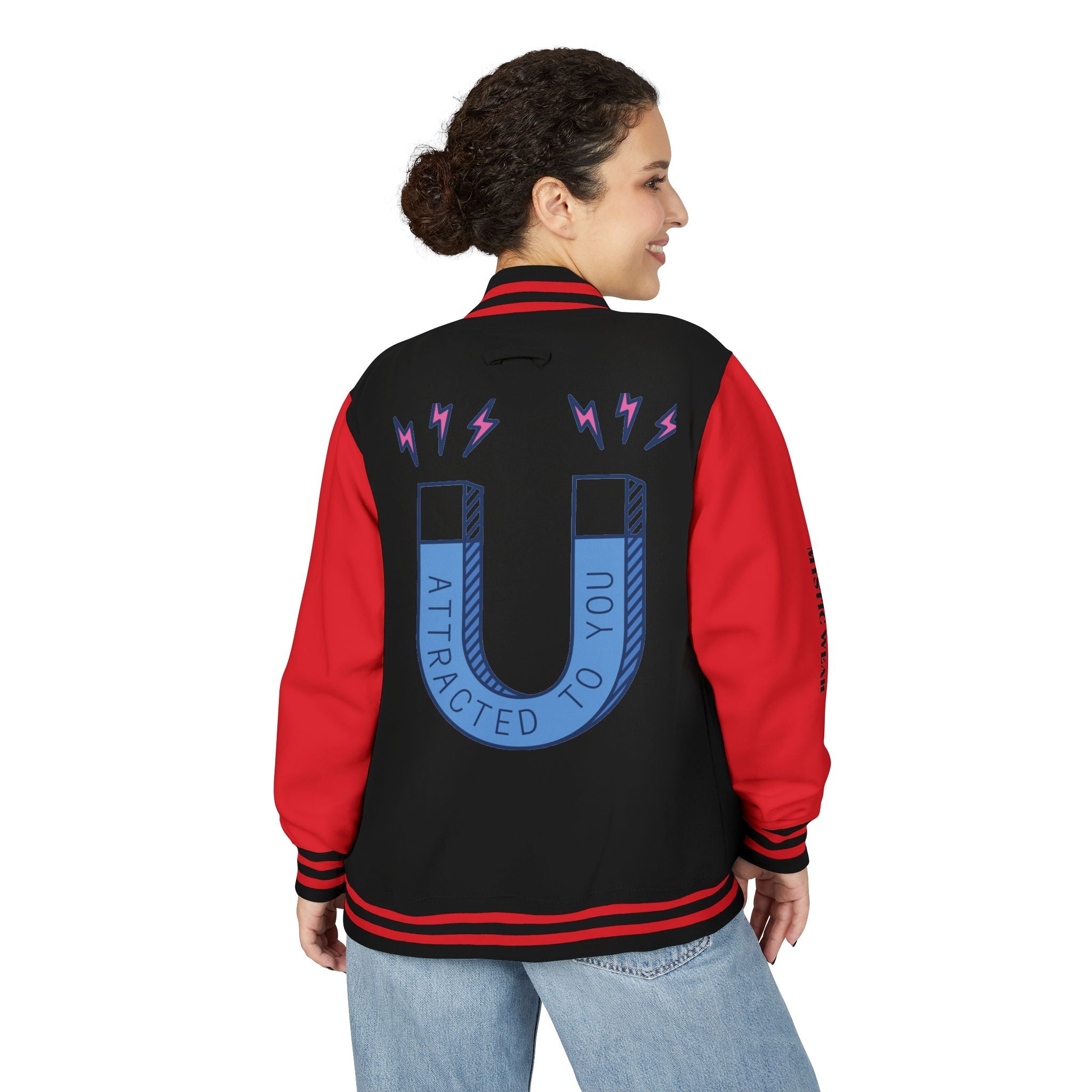 Attracted to You — Mystic Wear Varsity Bomber Jacket
