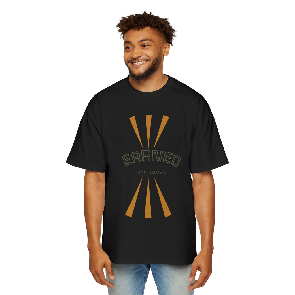 Earned Not Given Tee — Men’s Oversized Graphic Shirt