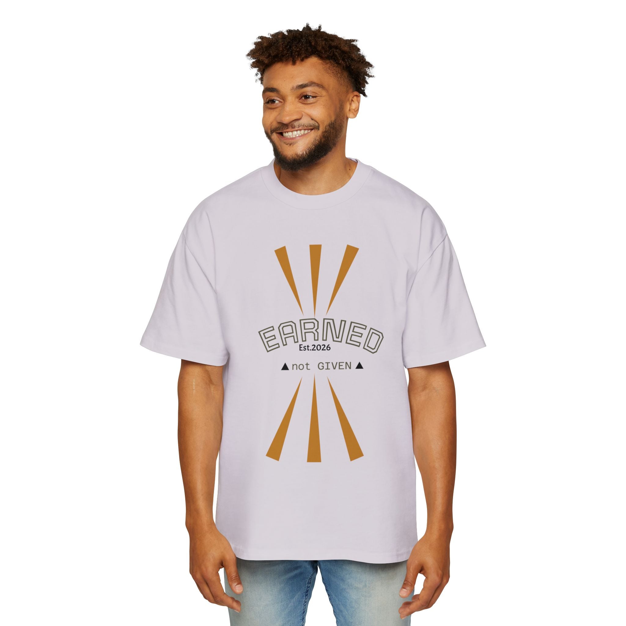 Earned Not Given Tee — Men’s Oversized Graphic Shirt