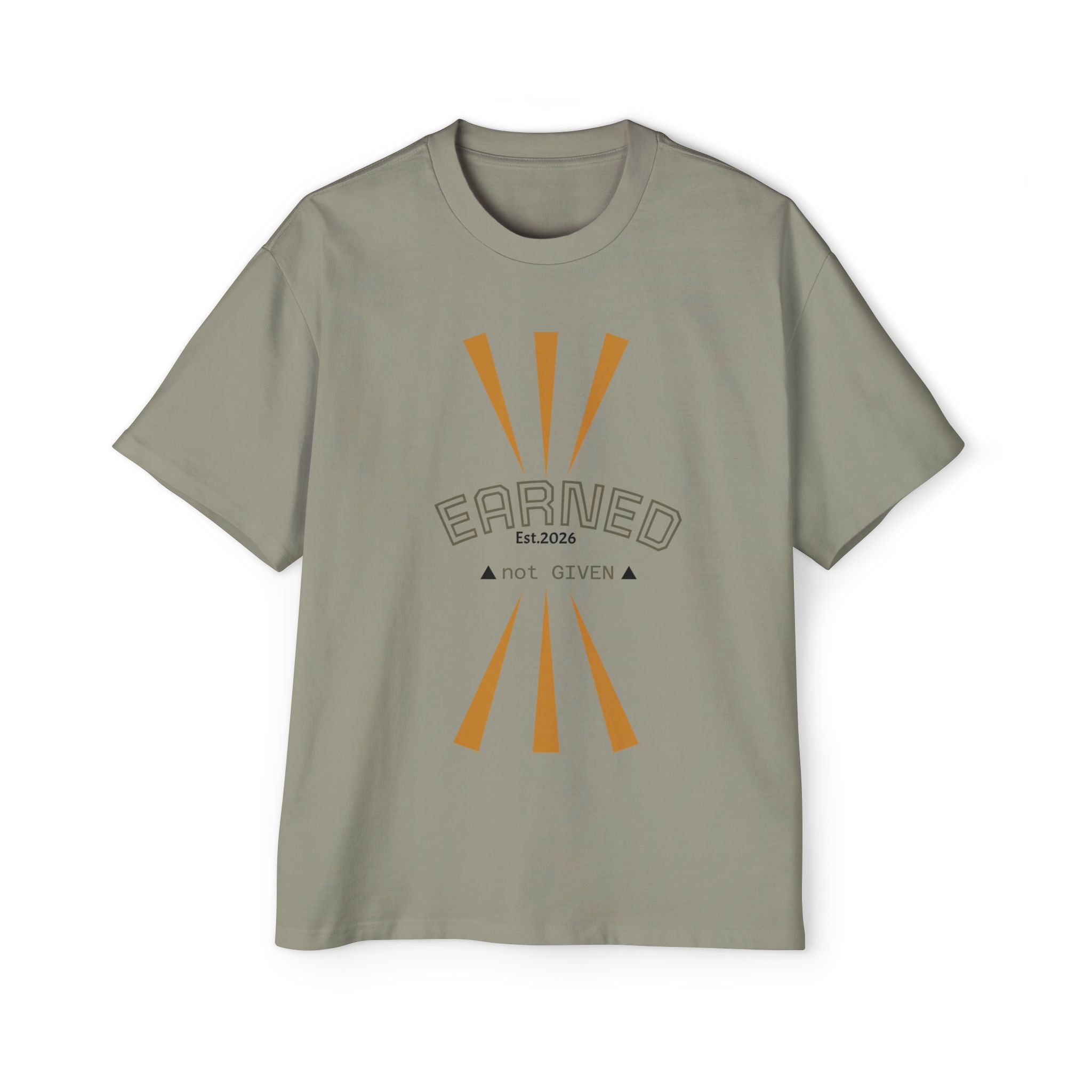 Earned Not Given Tee — Men’s Oversized Graphic Shirt