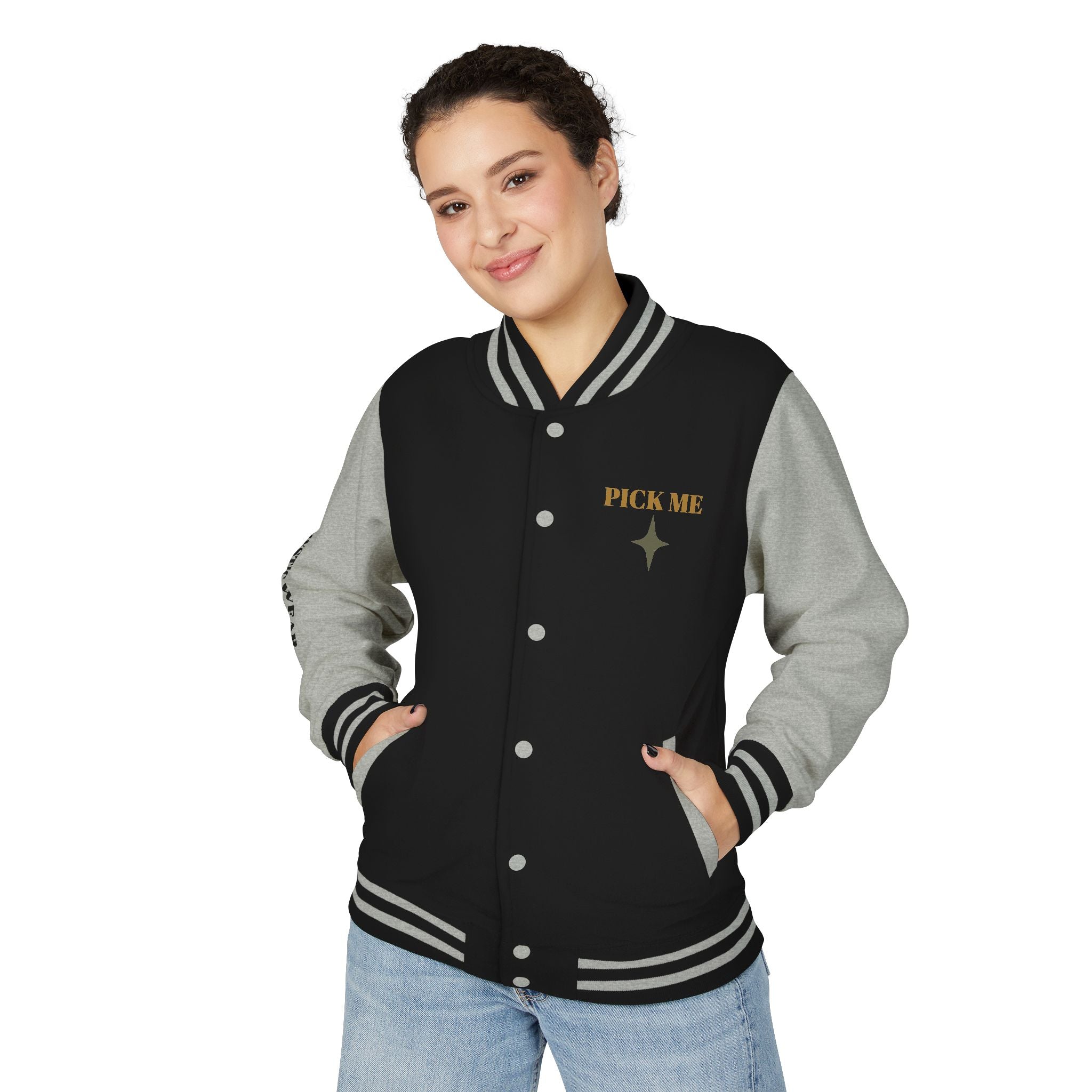 Attracted to You — Mystic Wear Varsity Bomber Jacket