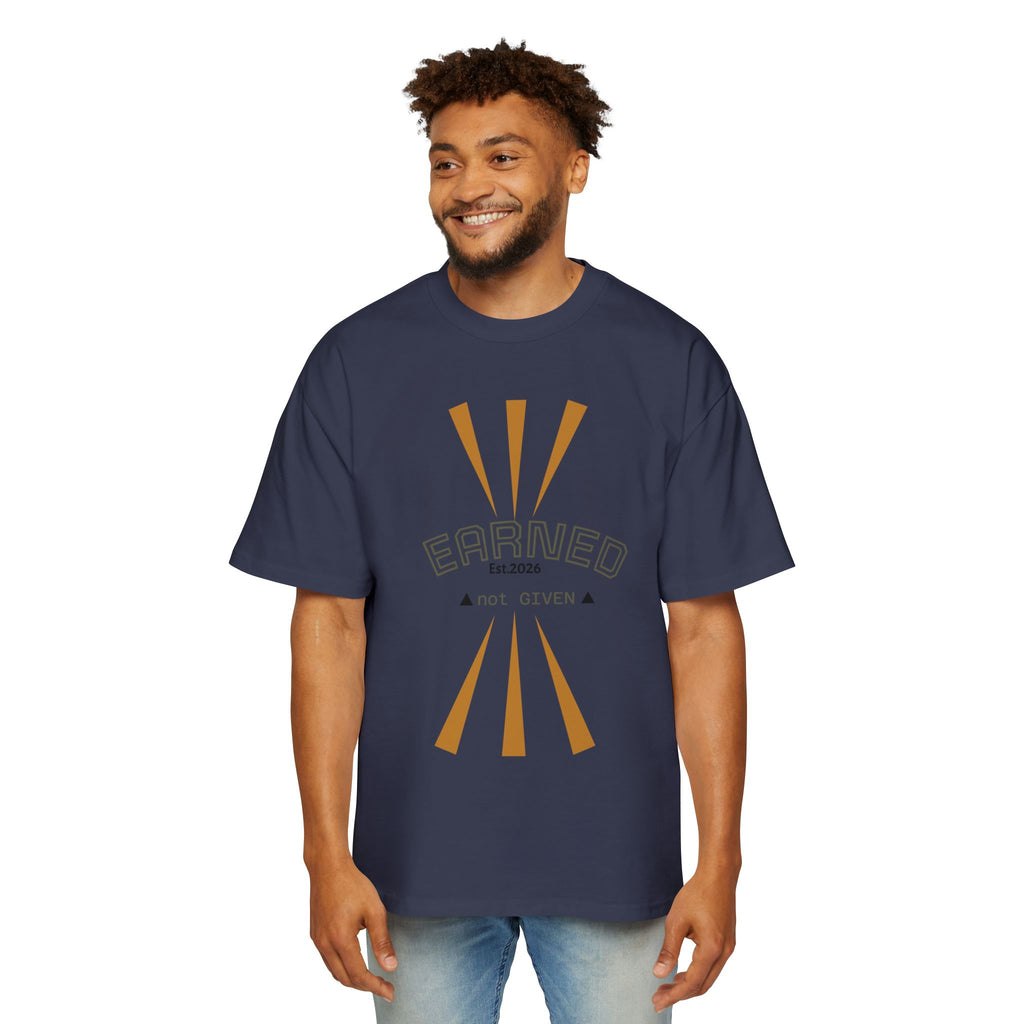 Earned Not Given Tee — Men’s Oversized Graphic Shirt