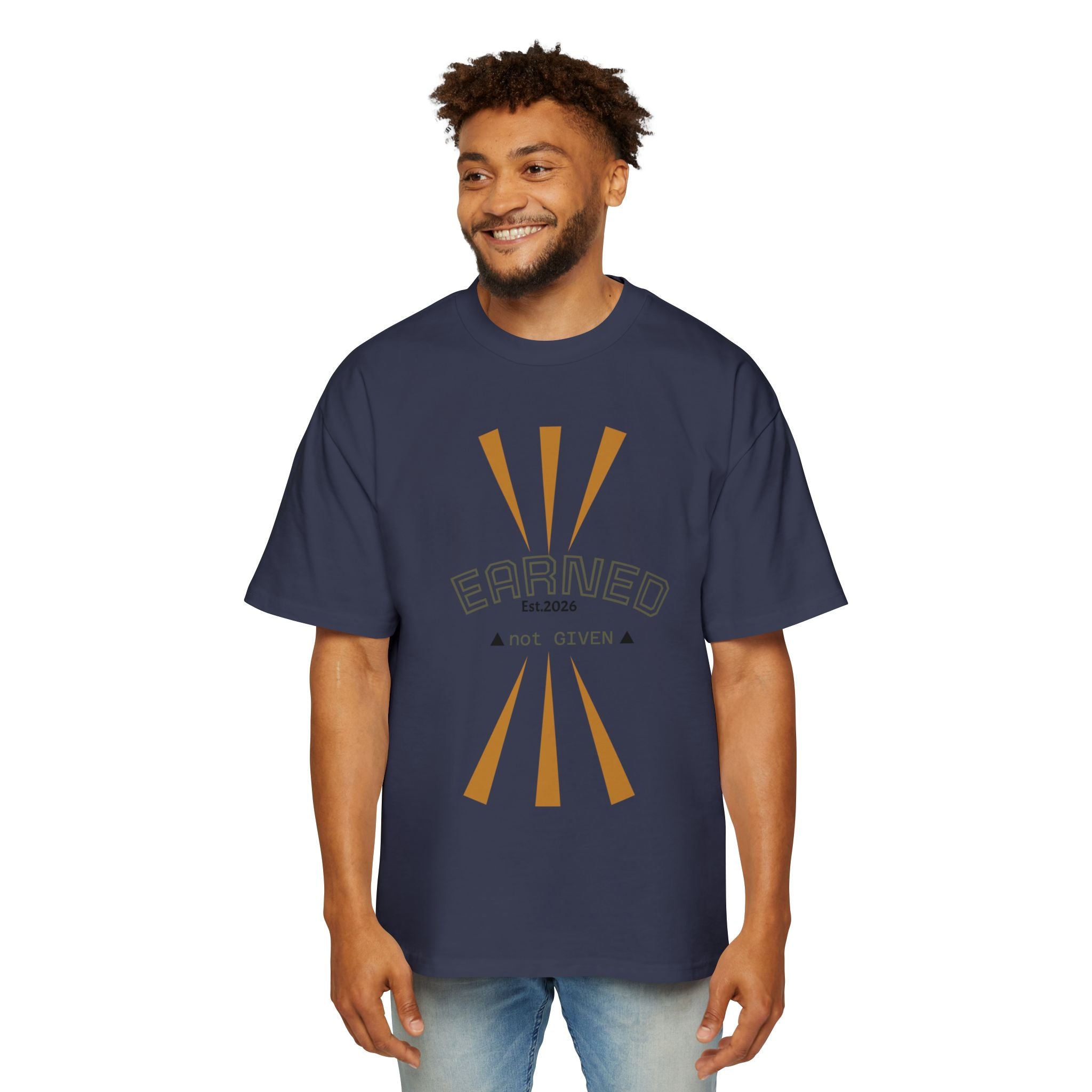Earned Not Given Tee — Men’s Oversized Graphic Shirt