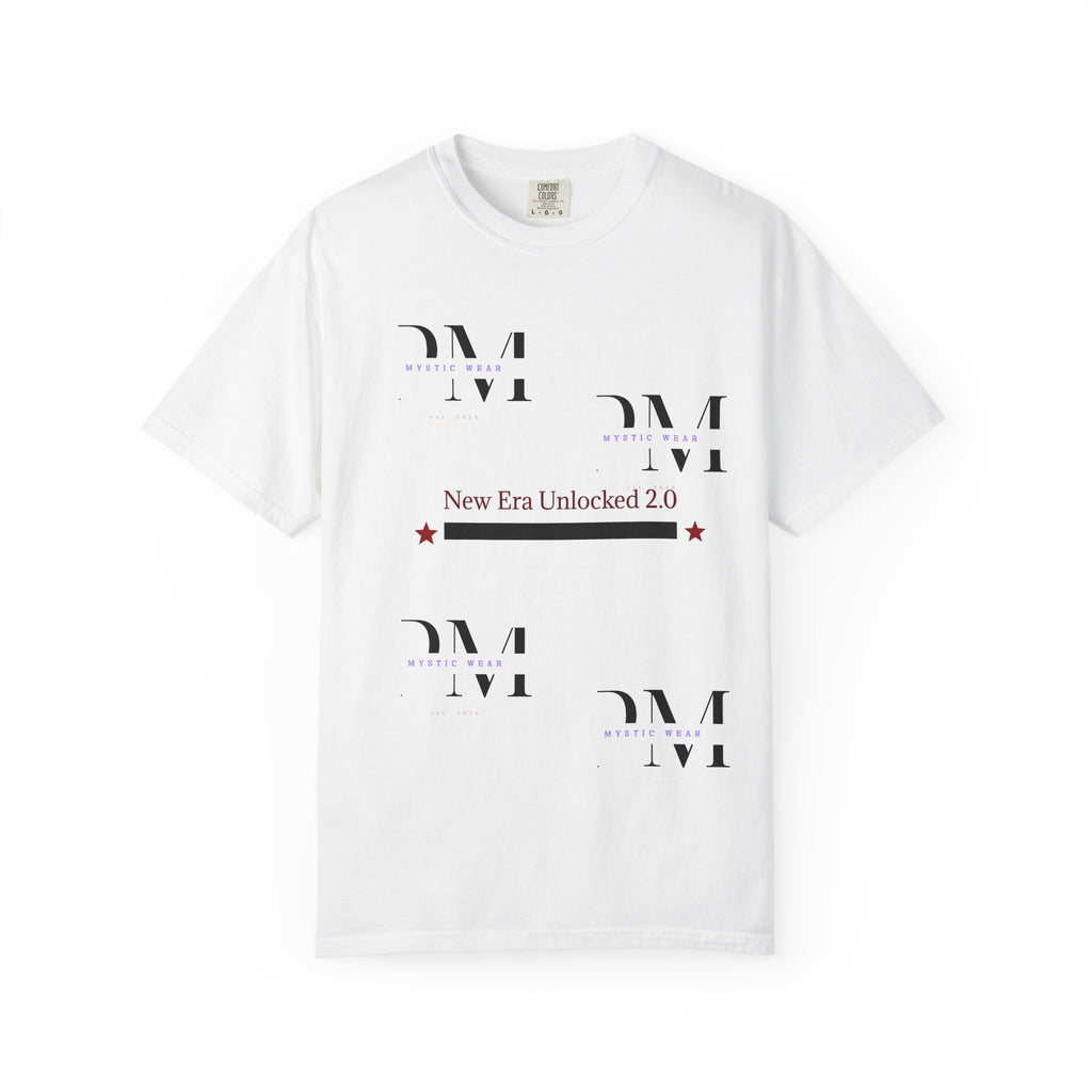 2.0 New Version Graphic T-Shirt — Minimal Logo Scatter Tee