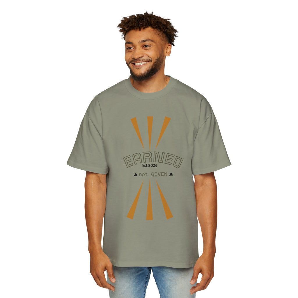 Earned Not Given Tee — Men’s Oversized Graphic Shirt