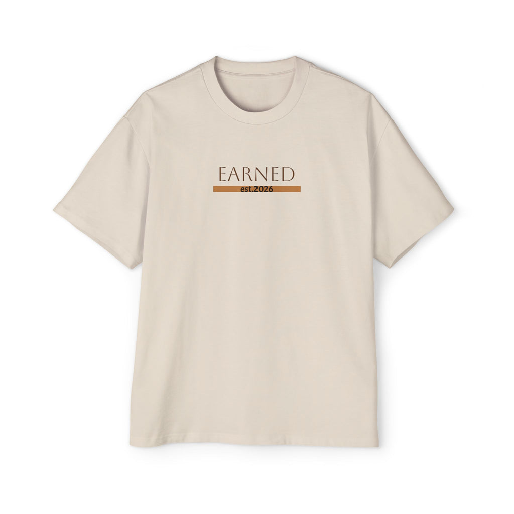 Earned Not Given Graphic Tee | 'No Shortcuts' Chest Print
