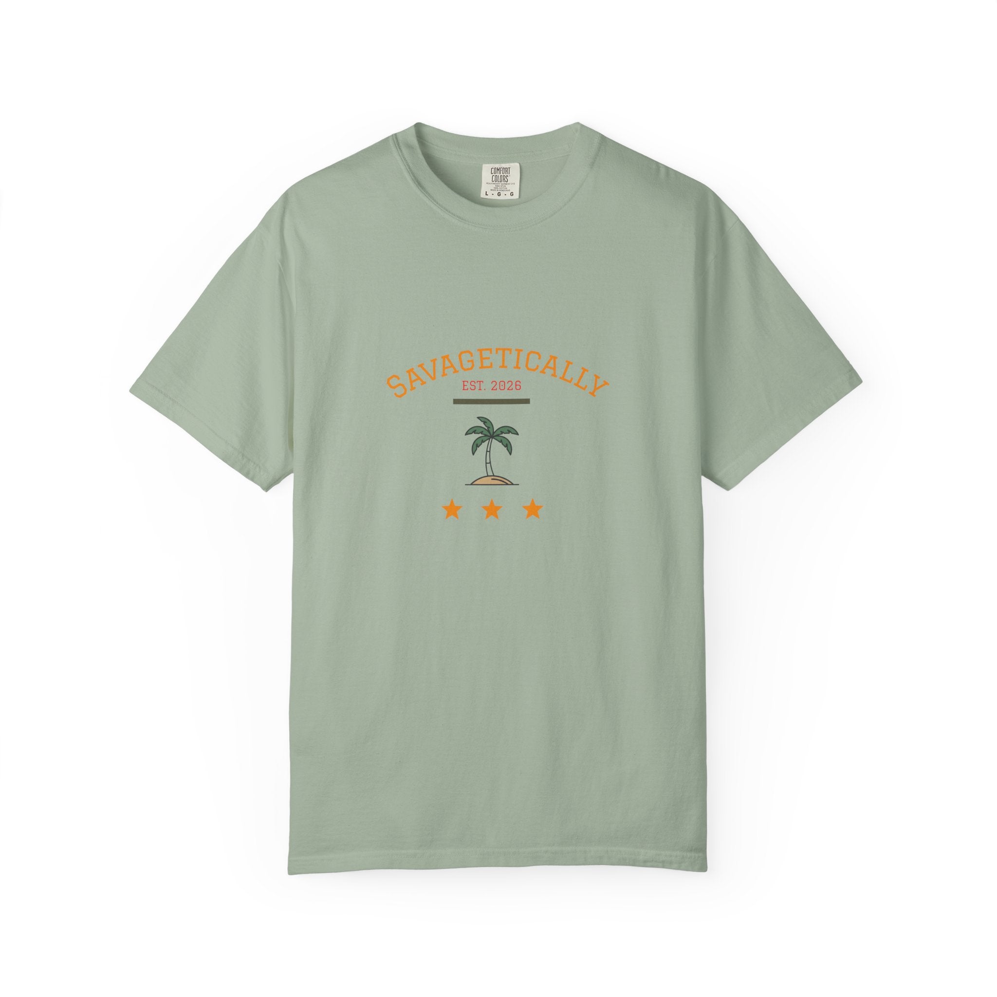 Savagetically Star Graphic T‑Shirt — Minimal Vintage Logo Tee
