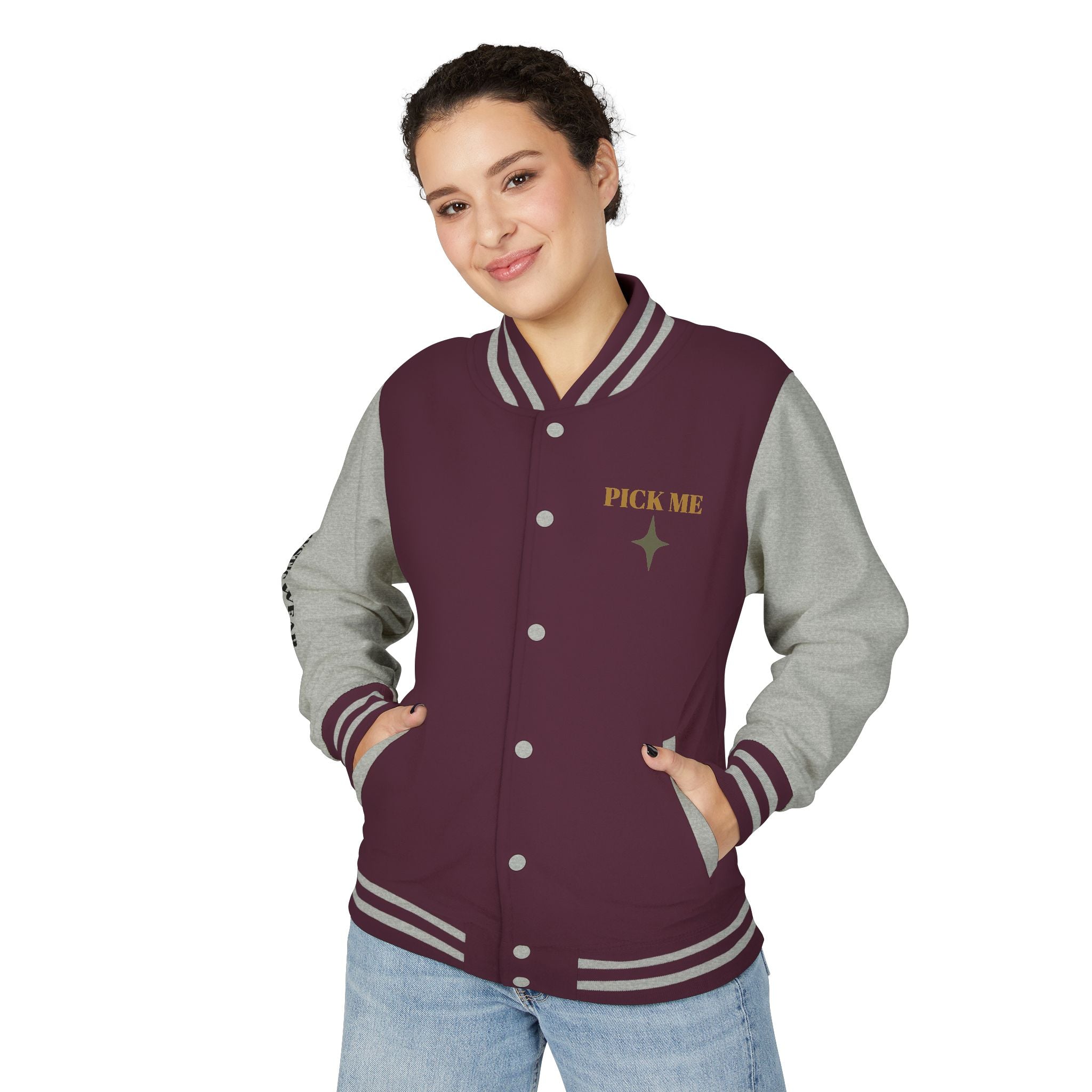 Attracted to You — Mystic Wear Varsity Bomber Jacket