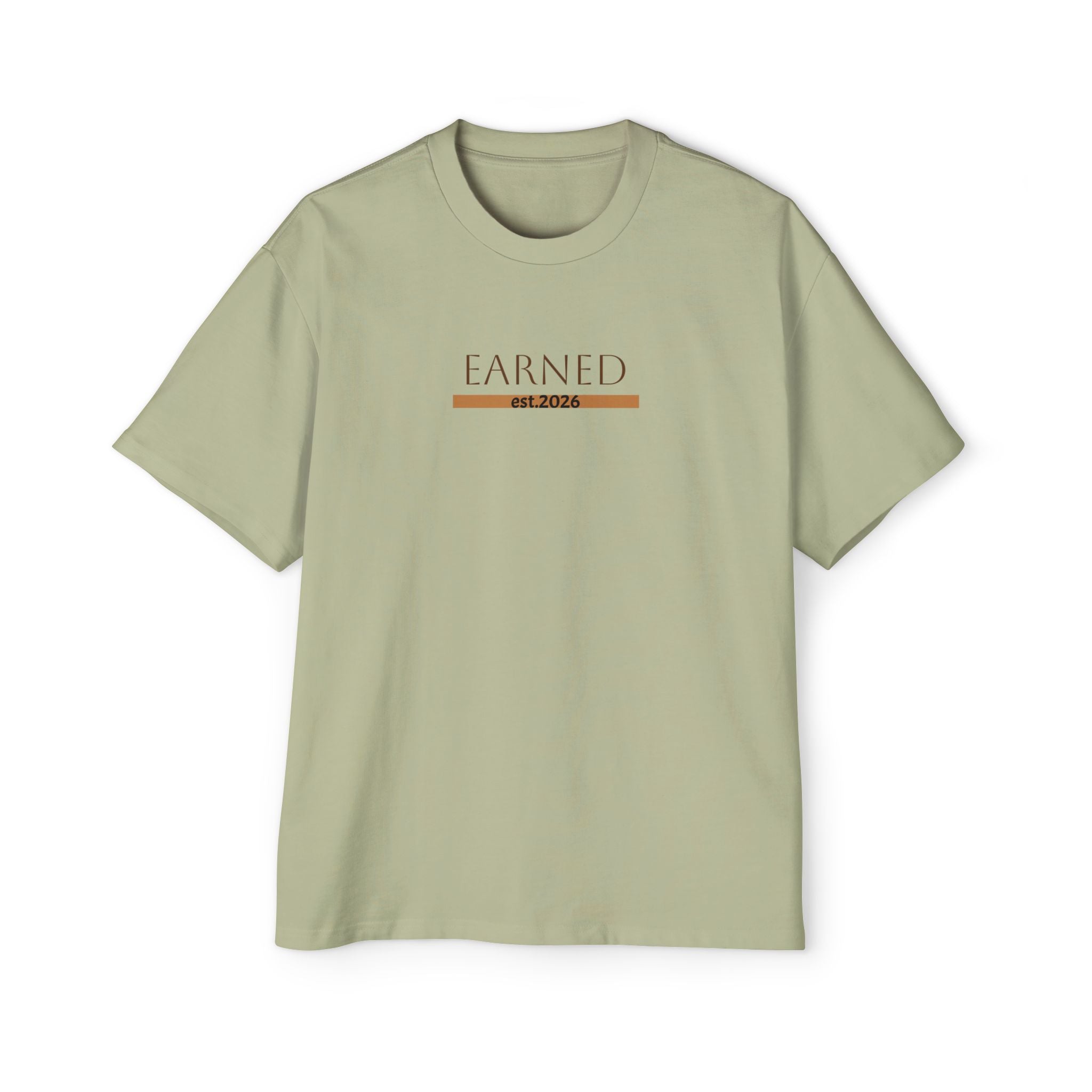 Earned Not Given Graphic Tee | 'No Shortcuts' Chest Print
