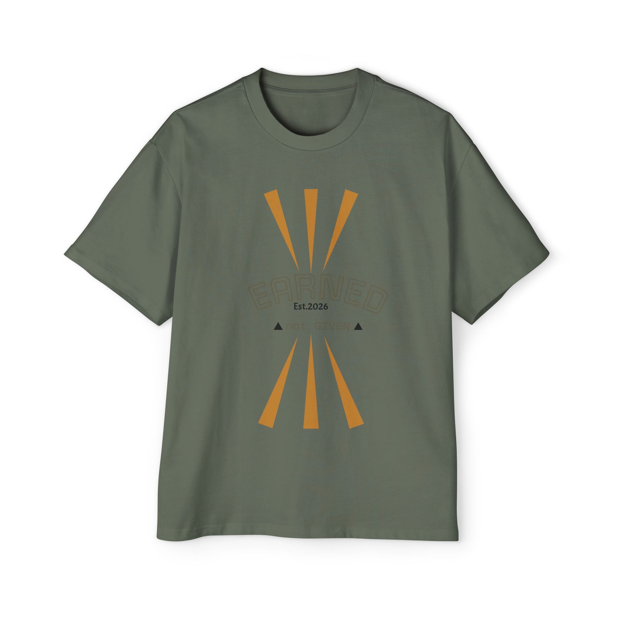 Earned Not Given Tee — Men’s Oversized Graphic Shirt