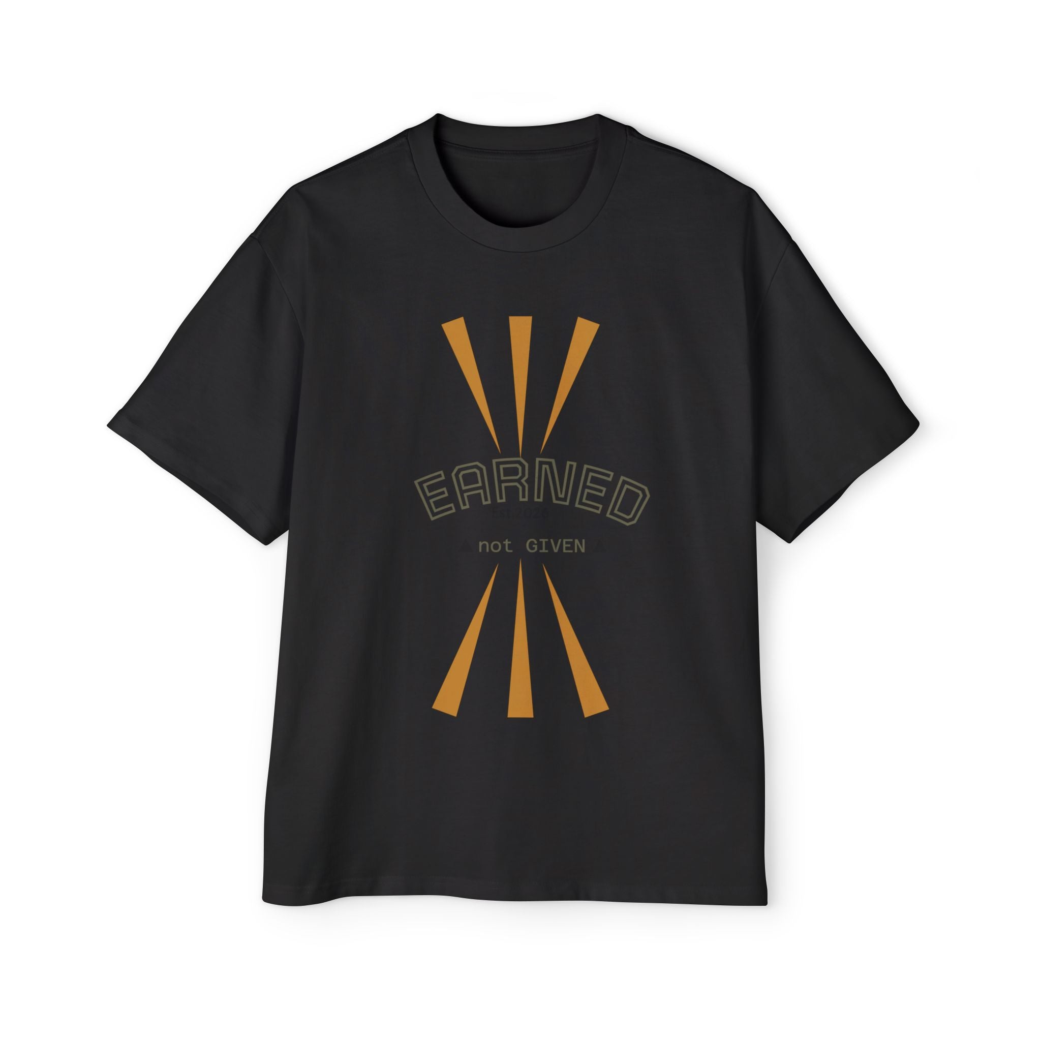 Earned Not Given Tee — Men’s Oversized Graphic Shirt