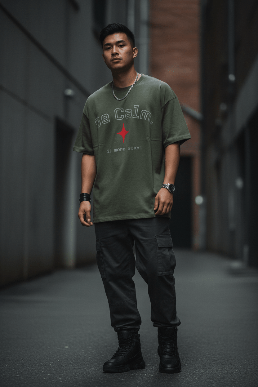 Be Calm Tee — "Be Calm. is more sexy!" Minimal Graphic T-Shirt - Pick Me Mystic Wear Be Calm Tee — "Be Calm. is more sexy!" Minimal Graphic T-ShirtT-ShirtPrintifyPick Me Mystic Wear 26097856709814650024Be Calm Olive Tee LifestyleSSolid Black