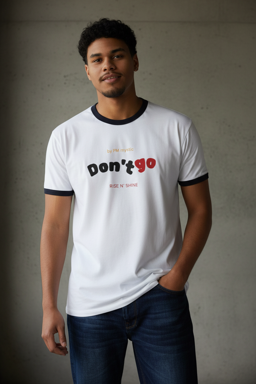 Don't Go White/Navy Male