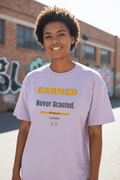 Earned Never Granted graphic tee in lavender – Pick Me Mystic Wear streetwear