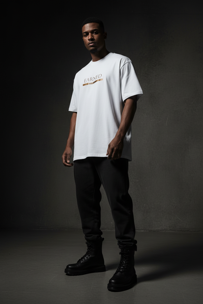EARNED – White Tee Editorial