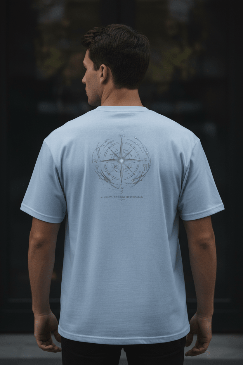 Energy Graphic Tee | 'Controlled Force' Unisex Cotton Print - Pick Me Mystic Wear Energy Graphic Tee | 'Controlled Force' Unisex Cotton PrintT-SHIRTPick Me Mystic Wear UKPick Me Mystic Wear 2383609_474Aligned Light Blue BackSBlack