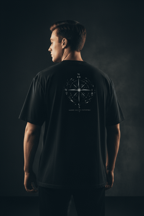 Energy Graphic Tee | 'Controlled Force' Unisex Cotton Print - Pick Me Mystic Wear Energy Graphic Tee | 'Controlled Force' Unisex Cotton PrintT-SHIRTPick Me Mystic Wear UKPick Me Mystic Wear 2383609_474Aligned Black BackSBlack