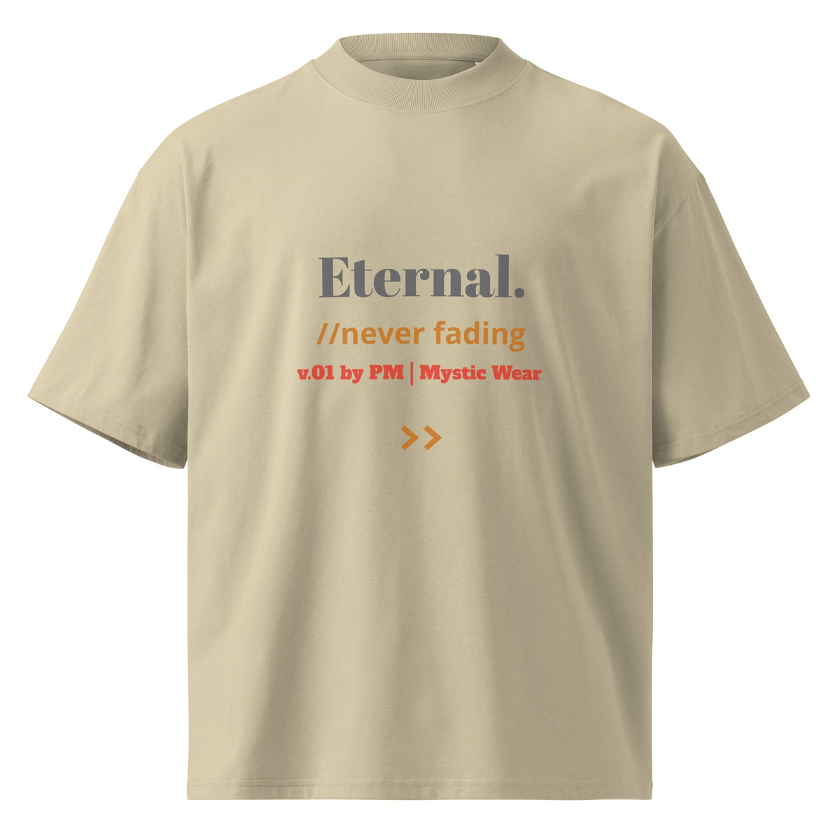 Eternal High Neck Tee – Oversized Drop Shoulder - Pick Me Mystic WearEternal High Neck Tee – Oversized Drop ShoulderT-ShirtPrintifyPick Me Mystic Wear5635649_21004Product mockupSStone